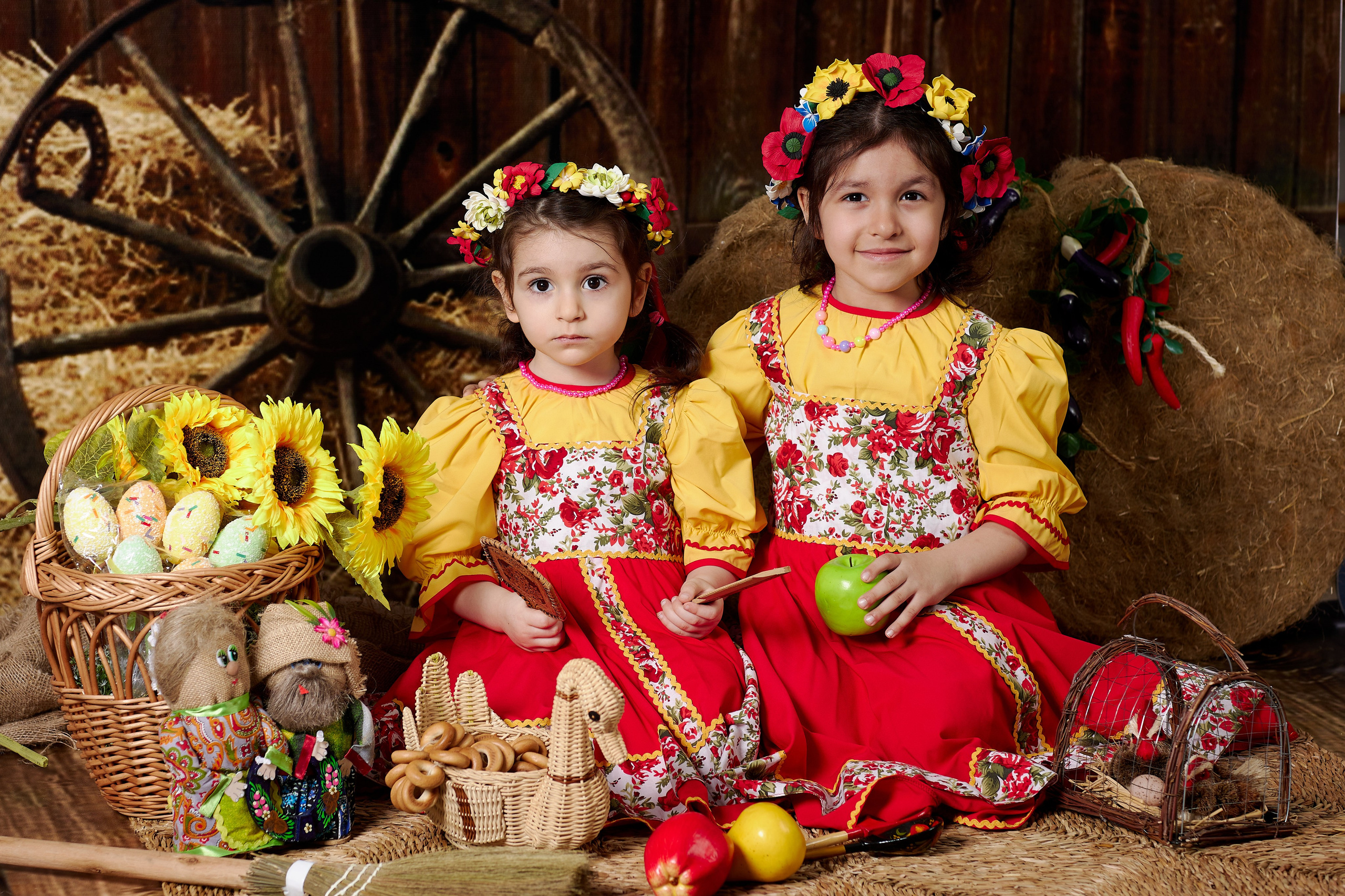 Сено. Детская выездная фотостудия