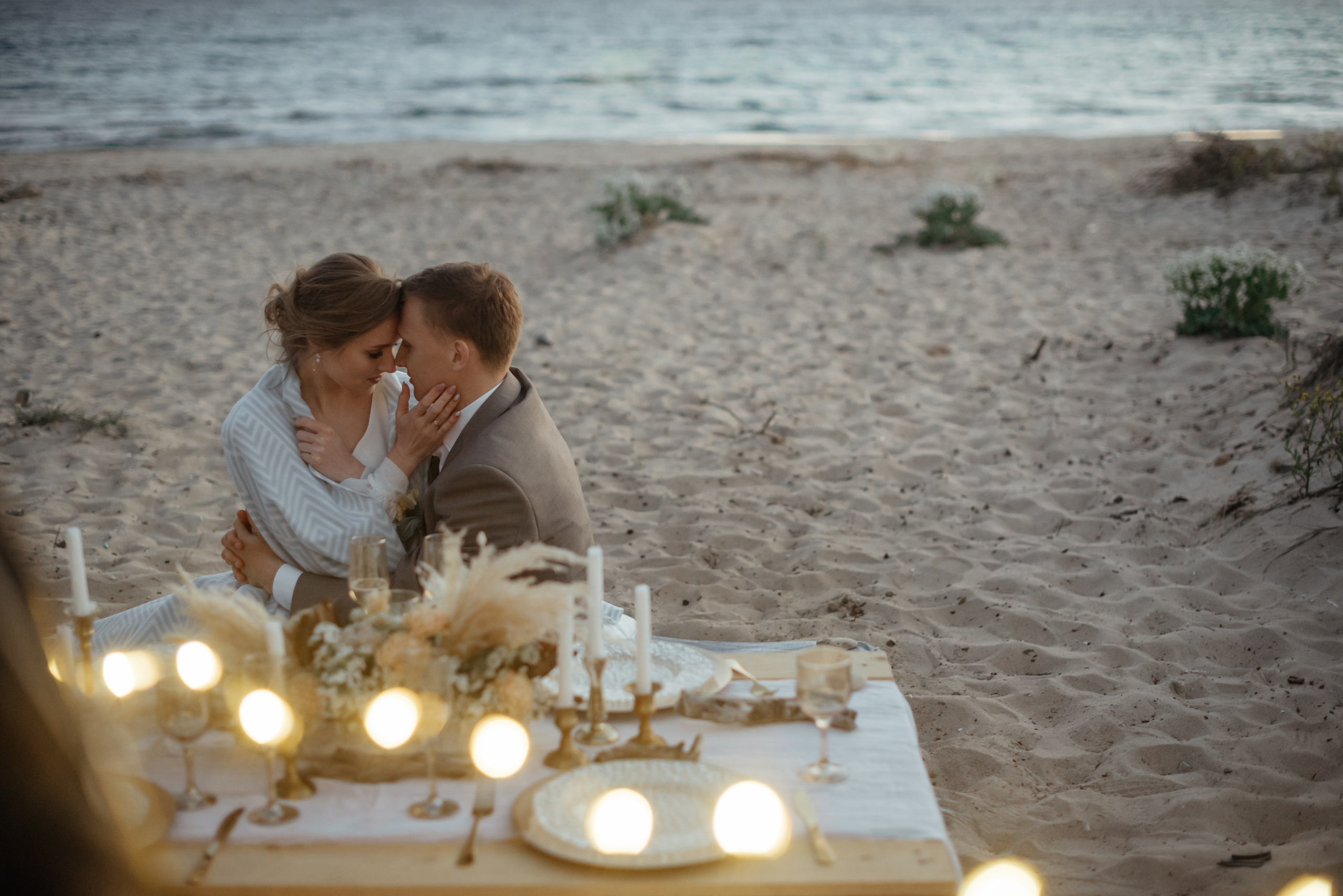 Выездная церемония на берегу моря в Крыму Джангуль. Свадебный и семейный фотограф и видеограф, Крым, Москва, Санкт -Петербург