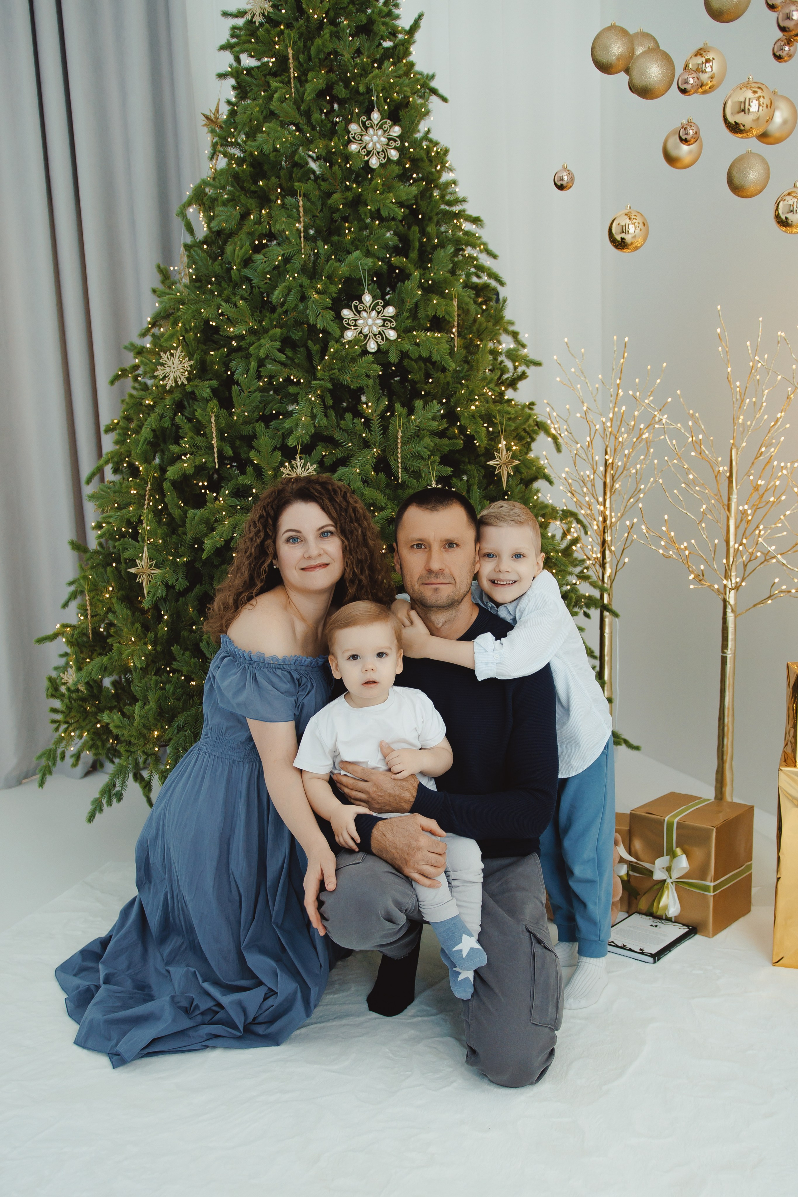 Семейная новогодняя. Диана фотограф в Краснодаре