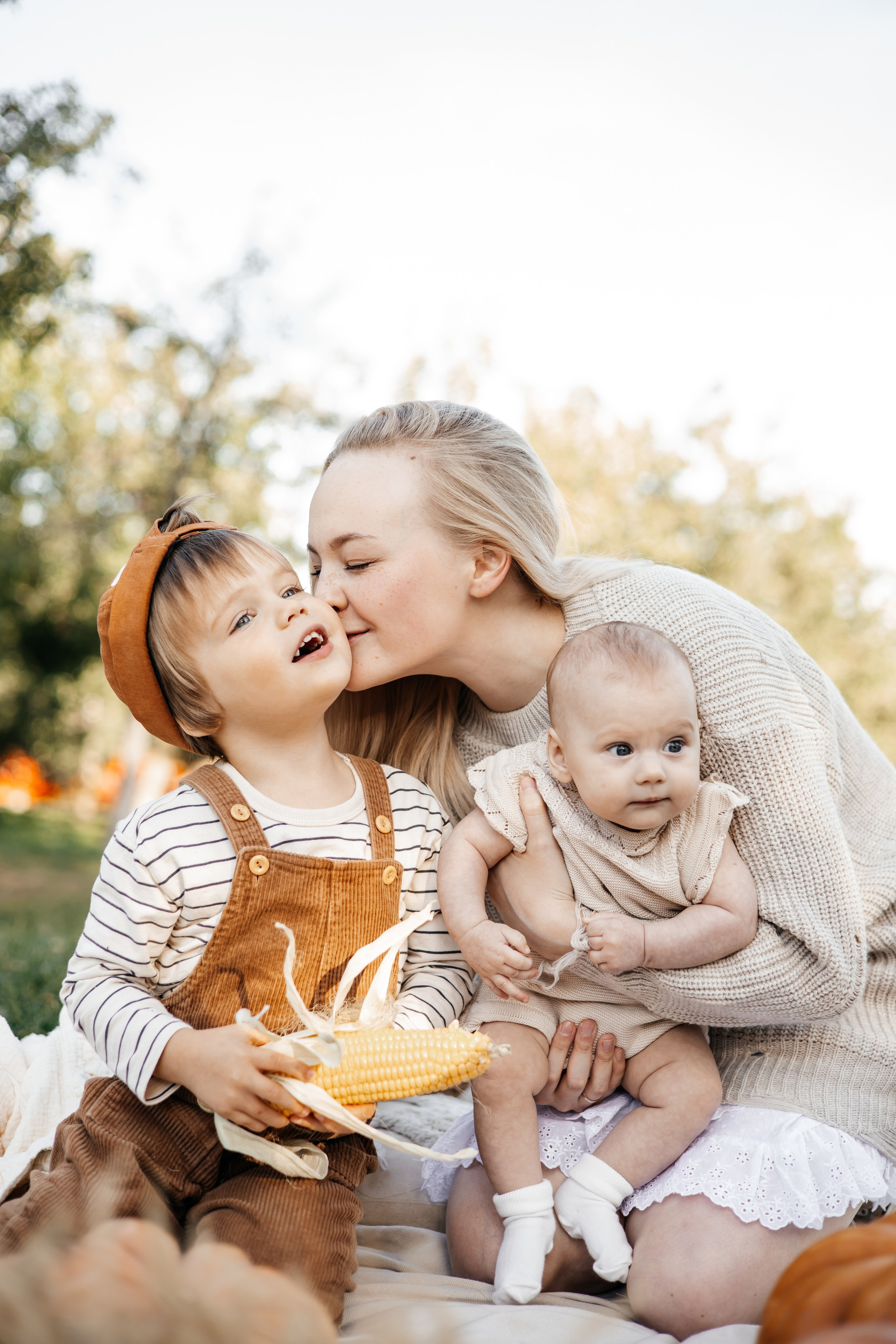 Семейные фотоистории на природе