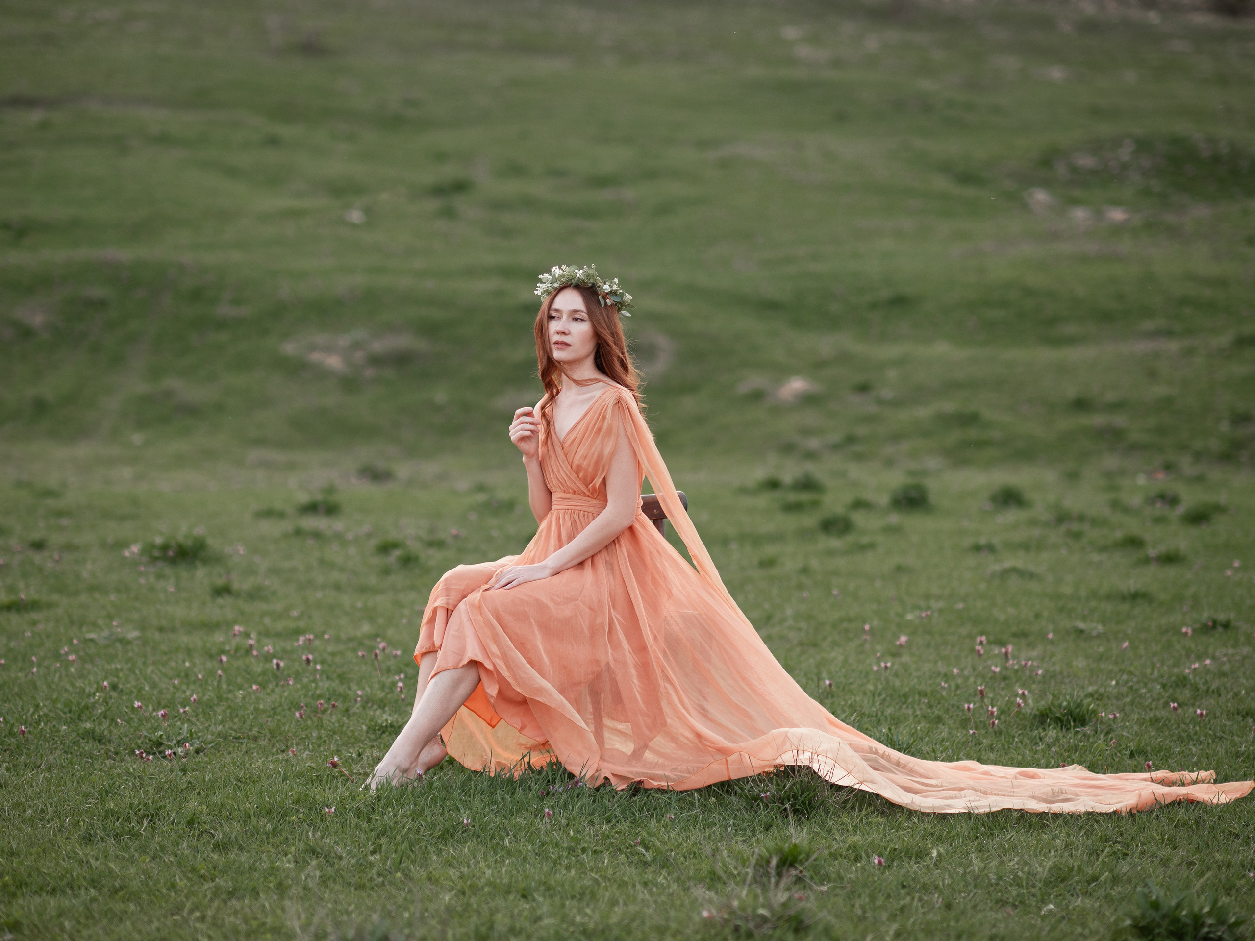 Платье в аренду для фотосессии на природе в Севастополе