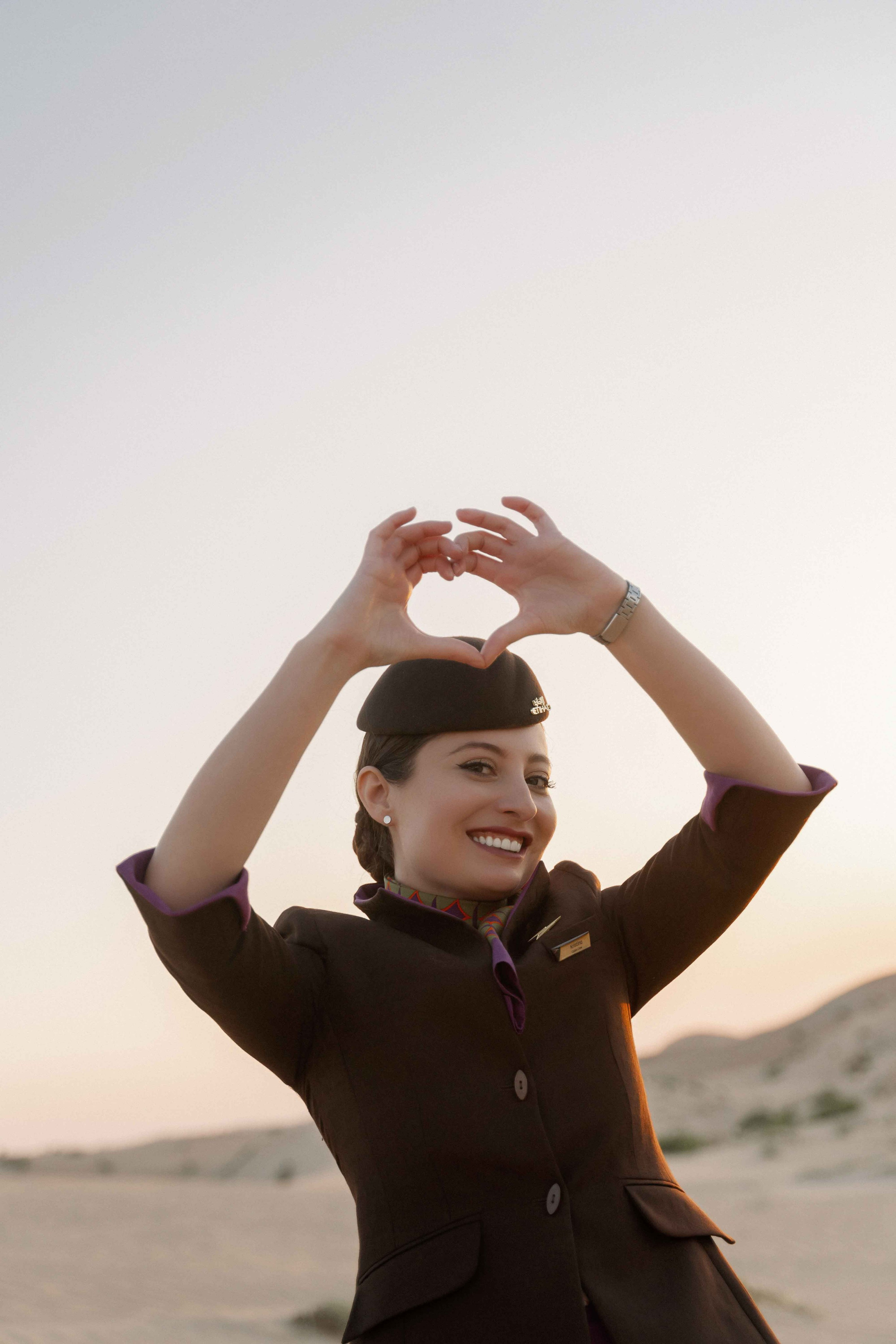 Стюардессы etihad в пустыне. Фотограф и видеограф в Москве и Абу Даби Мария Кулагина