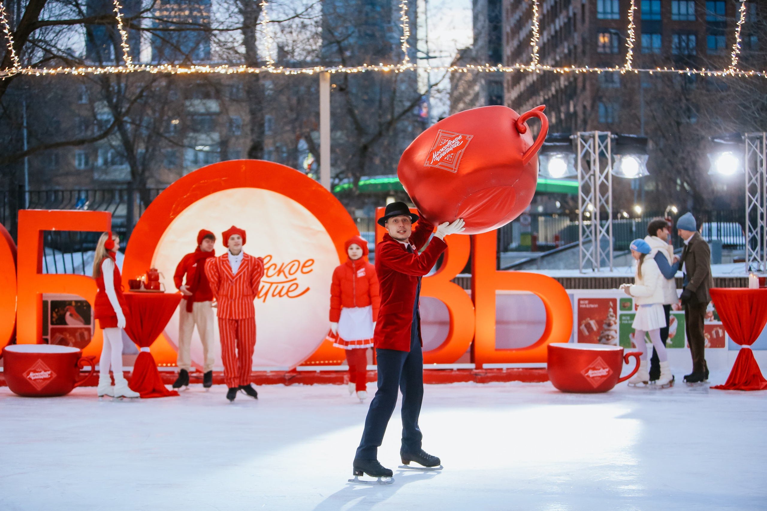 Ледовое шоу Сити каток Московское Чаепитие. Фотограф и видеограф Анна Домашенко