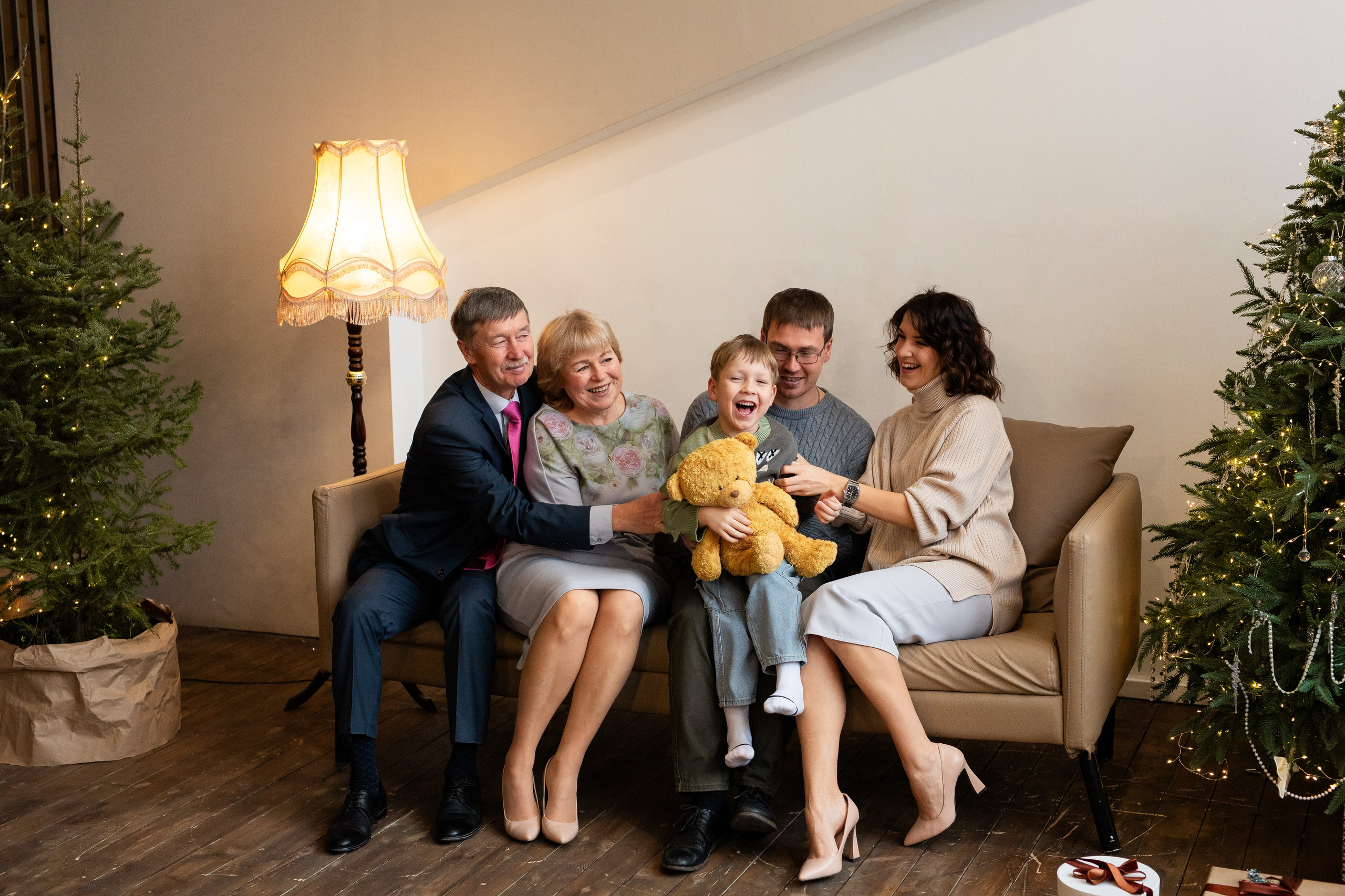 Новогодняя Семейная. Фотограф Анастасия Петрова