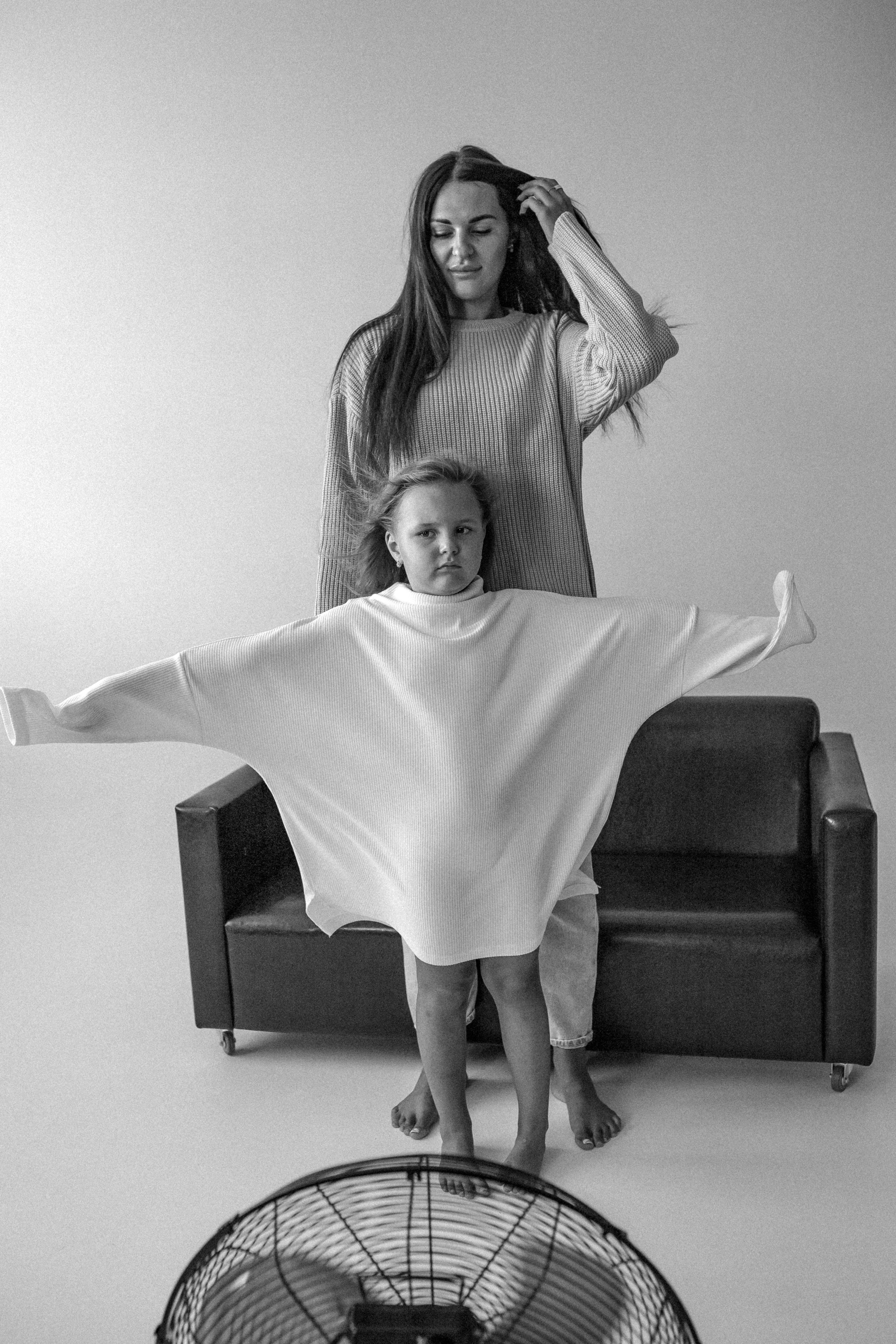 Есения и мама. Семейный фотограф Губкин/Старый Оскол