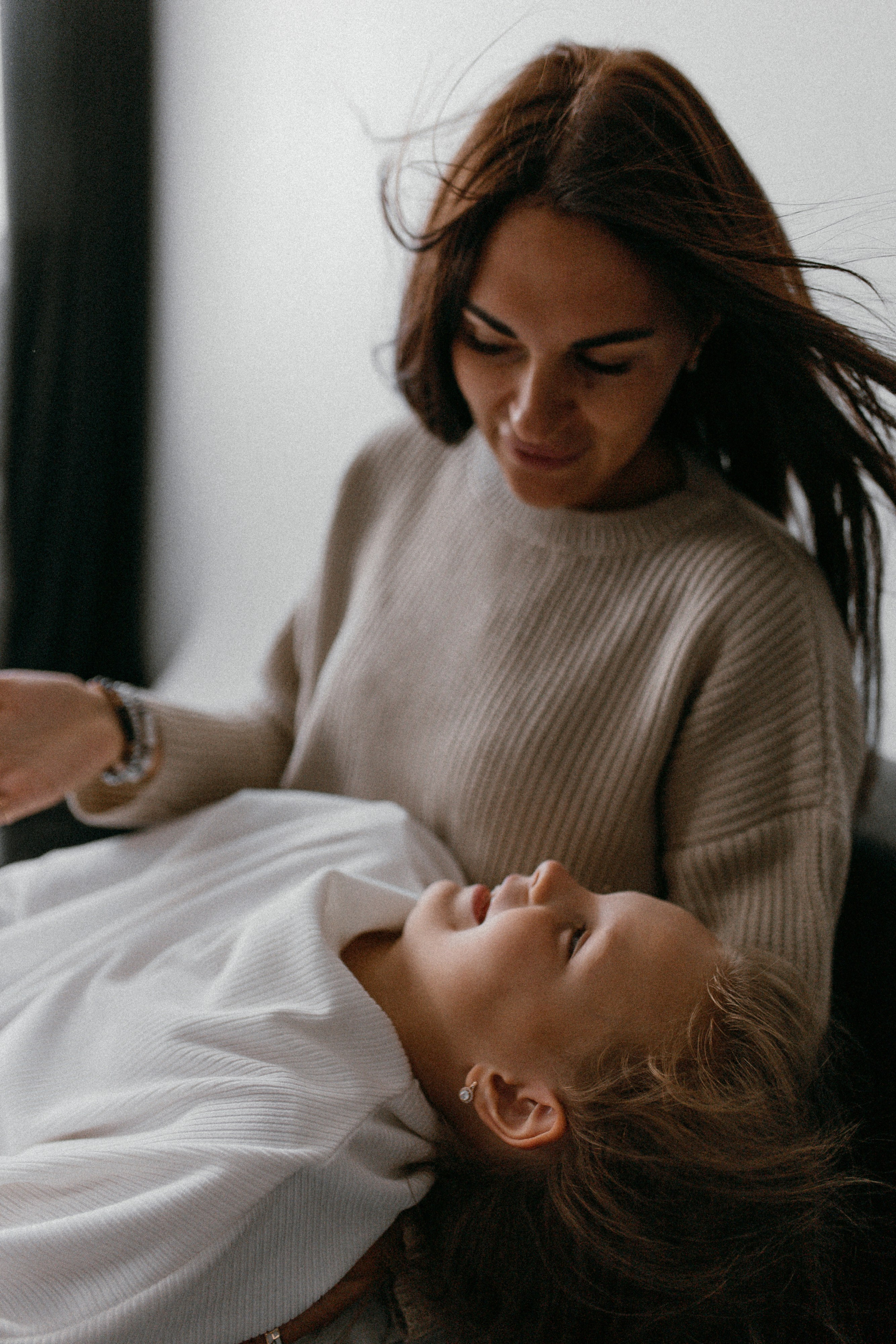 Есения и мама. Семейный фотограф Губкин/Старый Оскол