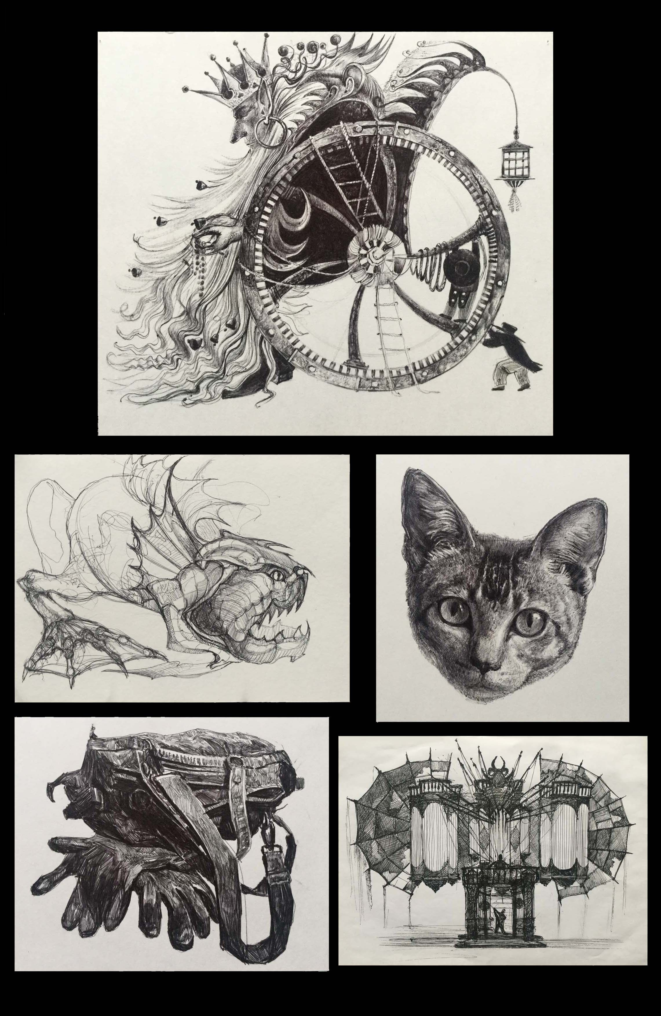 SKETCHBOOK. Munina Dina. Set design portfolio