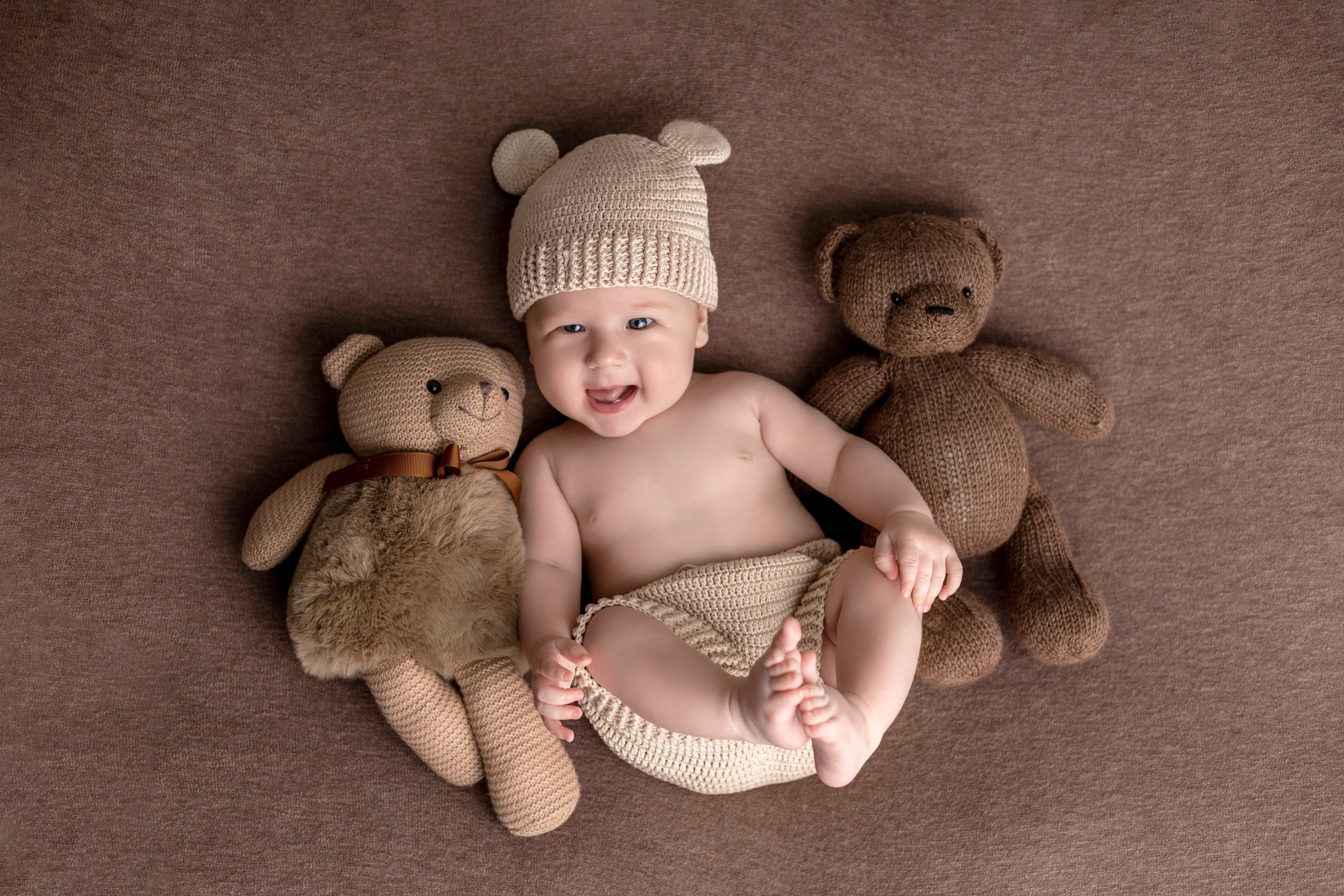 Лев, 1,5 месяца. Фотограф новорожденных в Нижнем Новгороде Надежда Кадылкина