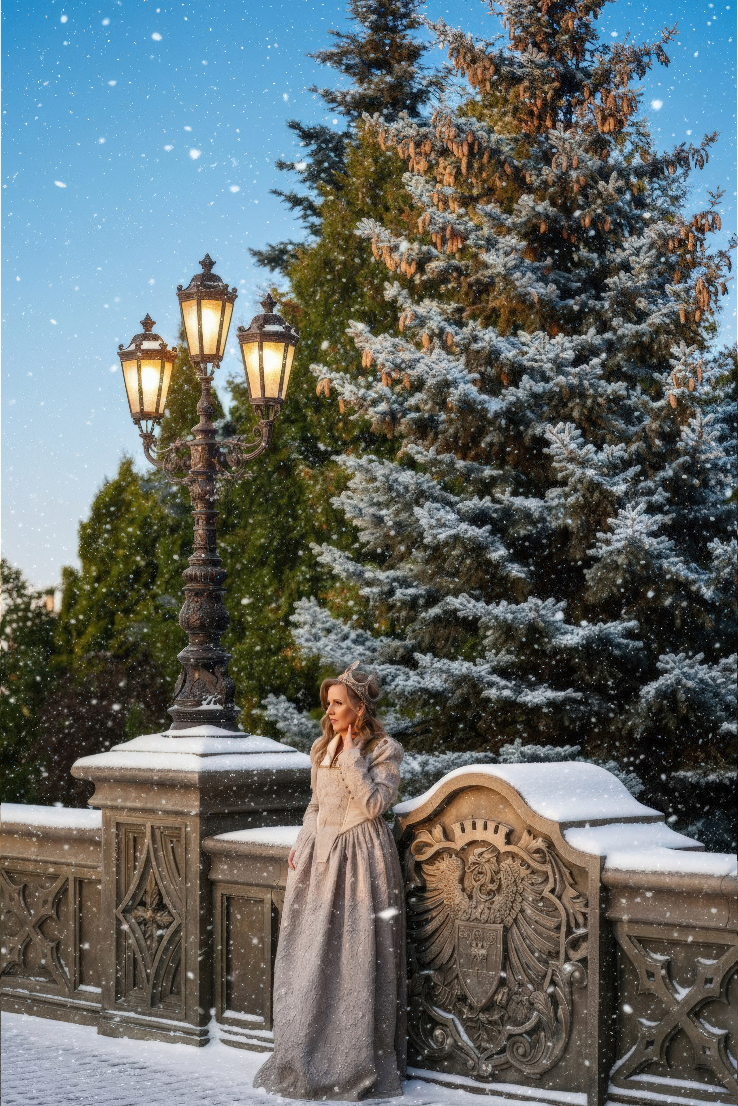 Новогодняя фотосессия в Замке Гарибальди. Фотограф Батурин Денис — Фотосессия в Замке Гарибальди