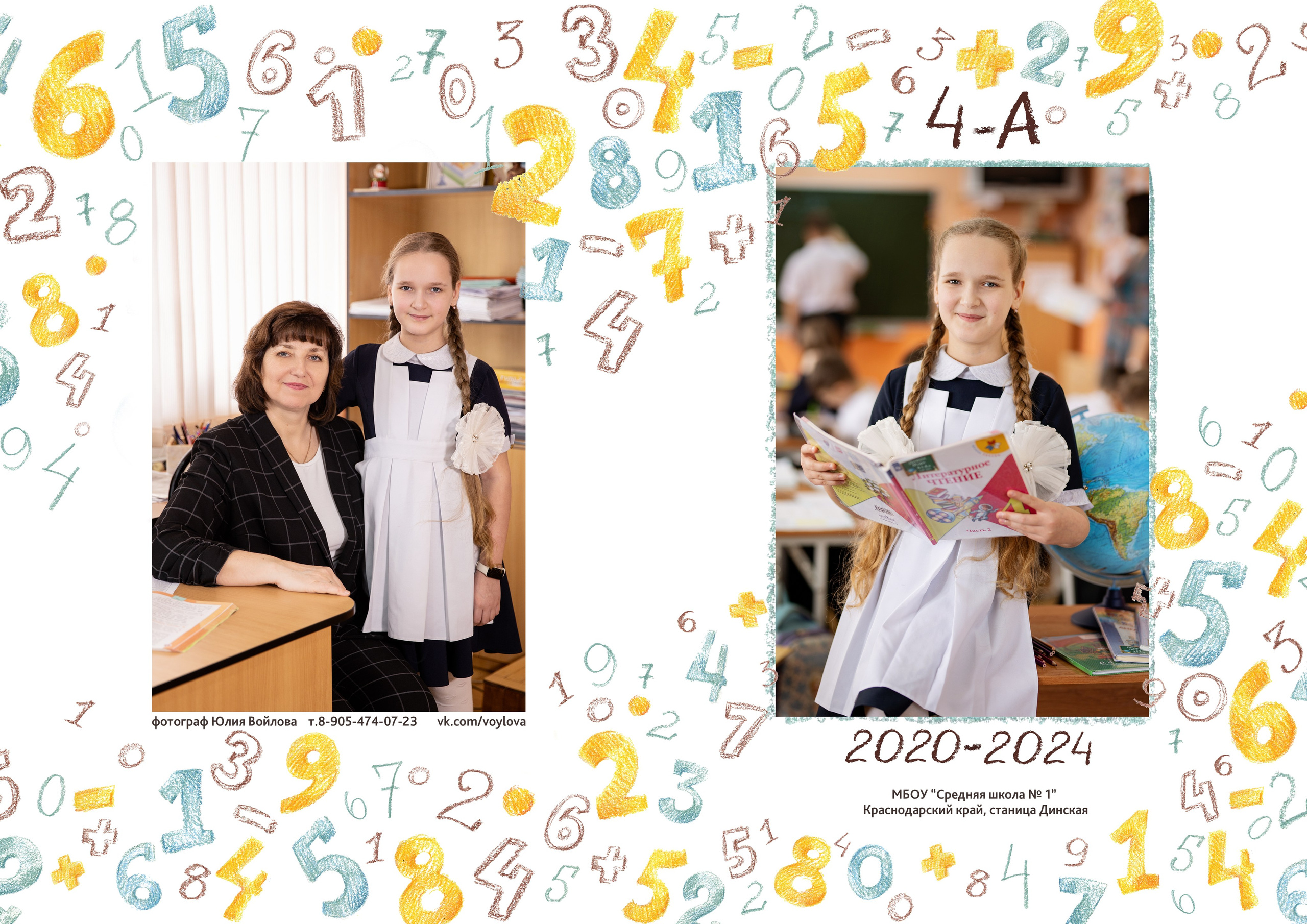 Дизайн цифры. Школьный фотограф в Краснодаре Юлия Войлова