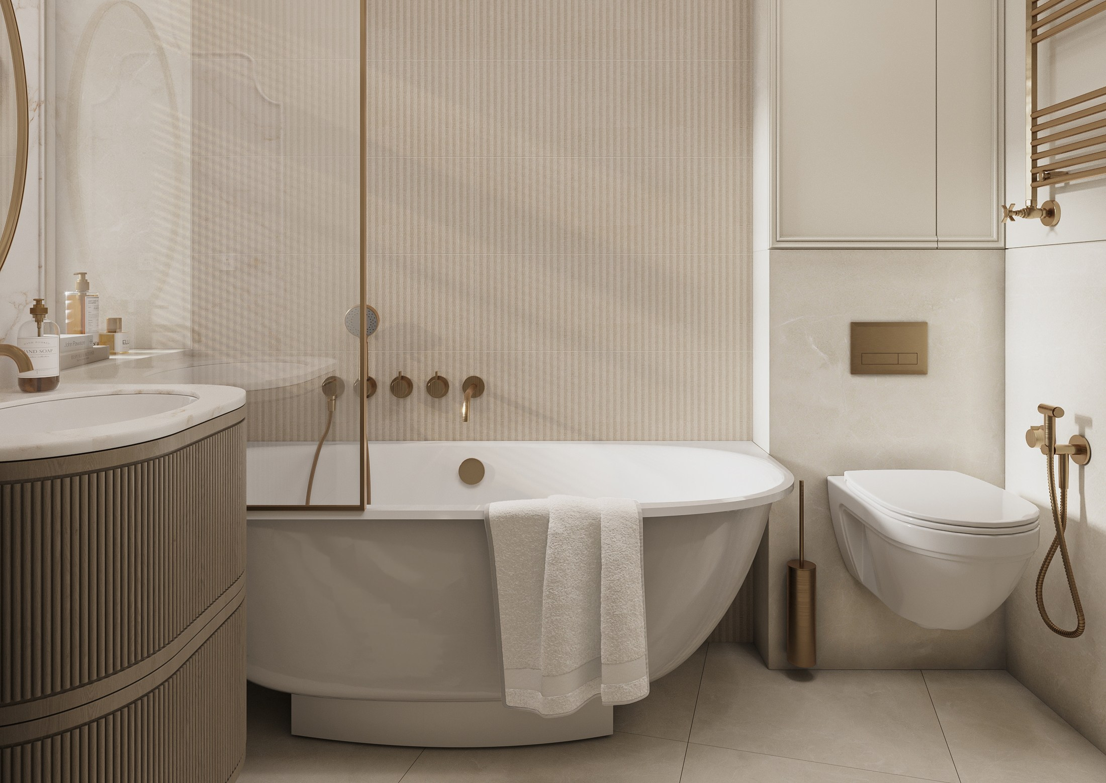 Визуализация квартиры в Лондоне. 3D визуализатор интерьеров Ксения Жарко