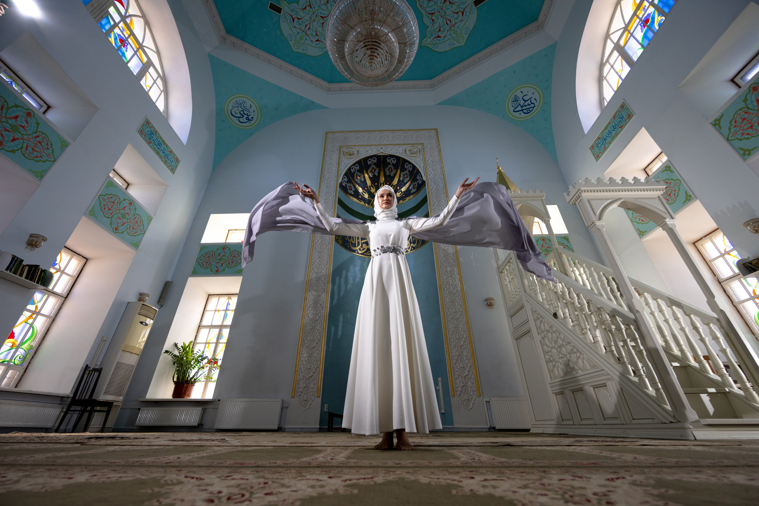 Никах в белой мечети. Свадебный фотограф Астрахань