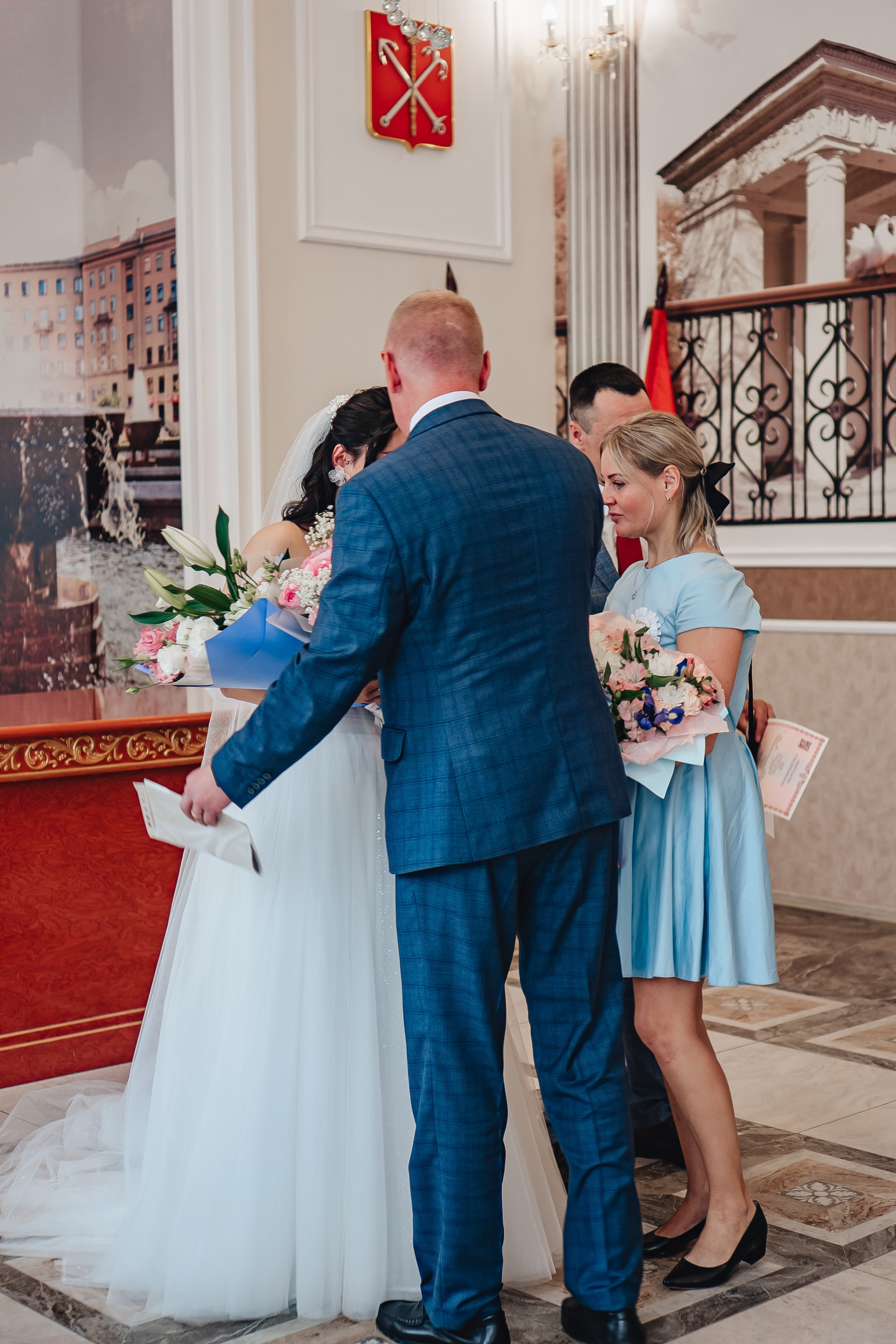 СВАДЕБНАЯ СЬЕМКА В ЗАГСЕ НА МОСКОВСКОМ ПРОСПЕКТЕ. Профессиональный фотограф, Санкт-Петербург — Виктория Богомолова