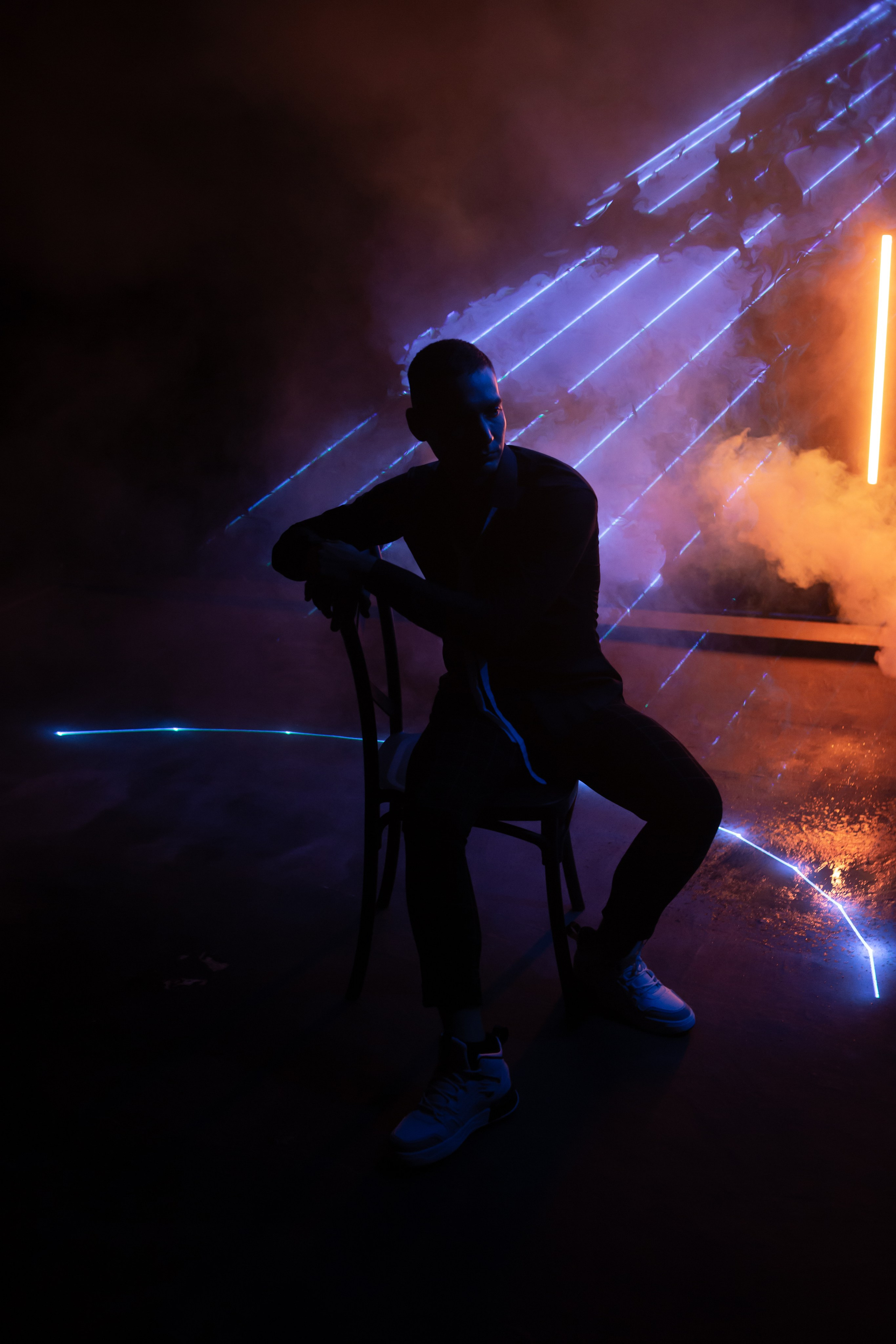 Евгений. Съёмка с лазером. Фотограф Регина Крикунова г. Красноярск