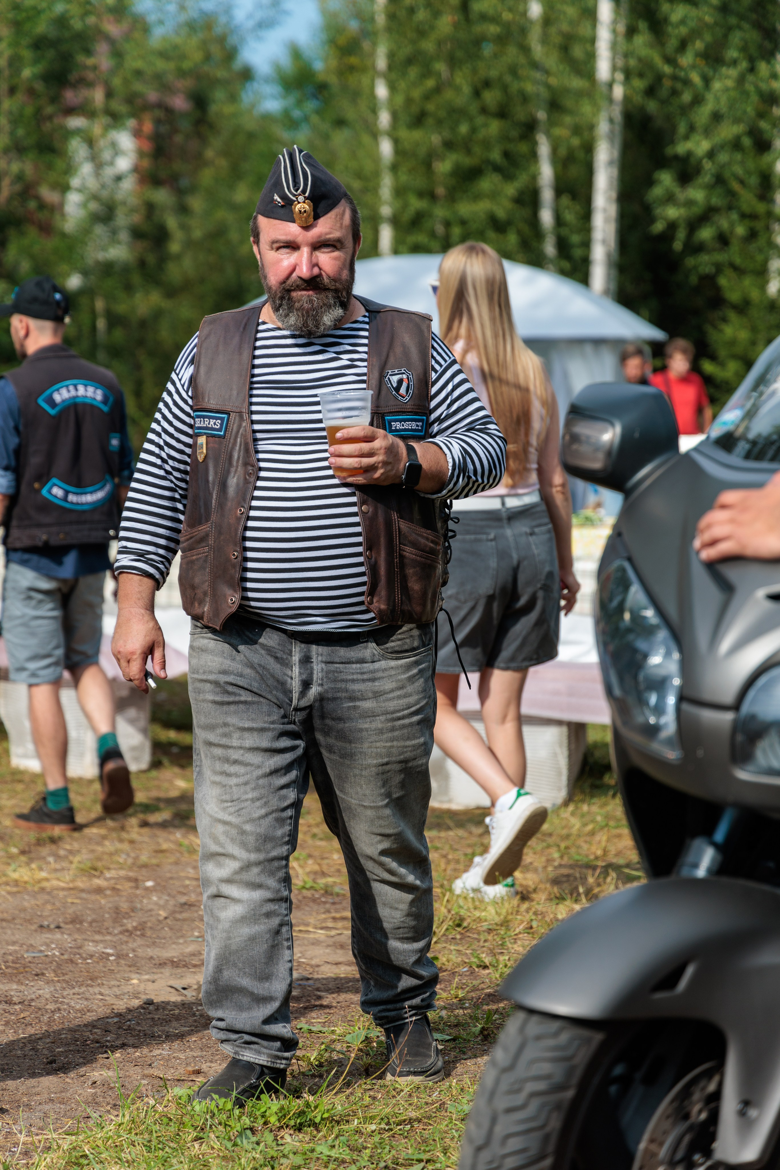 День ВМФ с мотоклубом 28.08.24. Репортажный фотограф Санкт-Петербург | Роман Карбышев