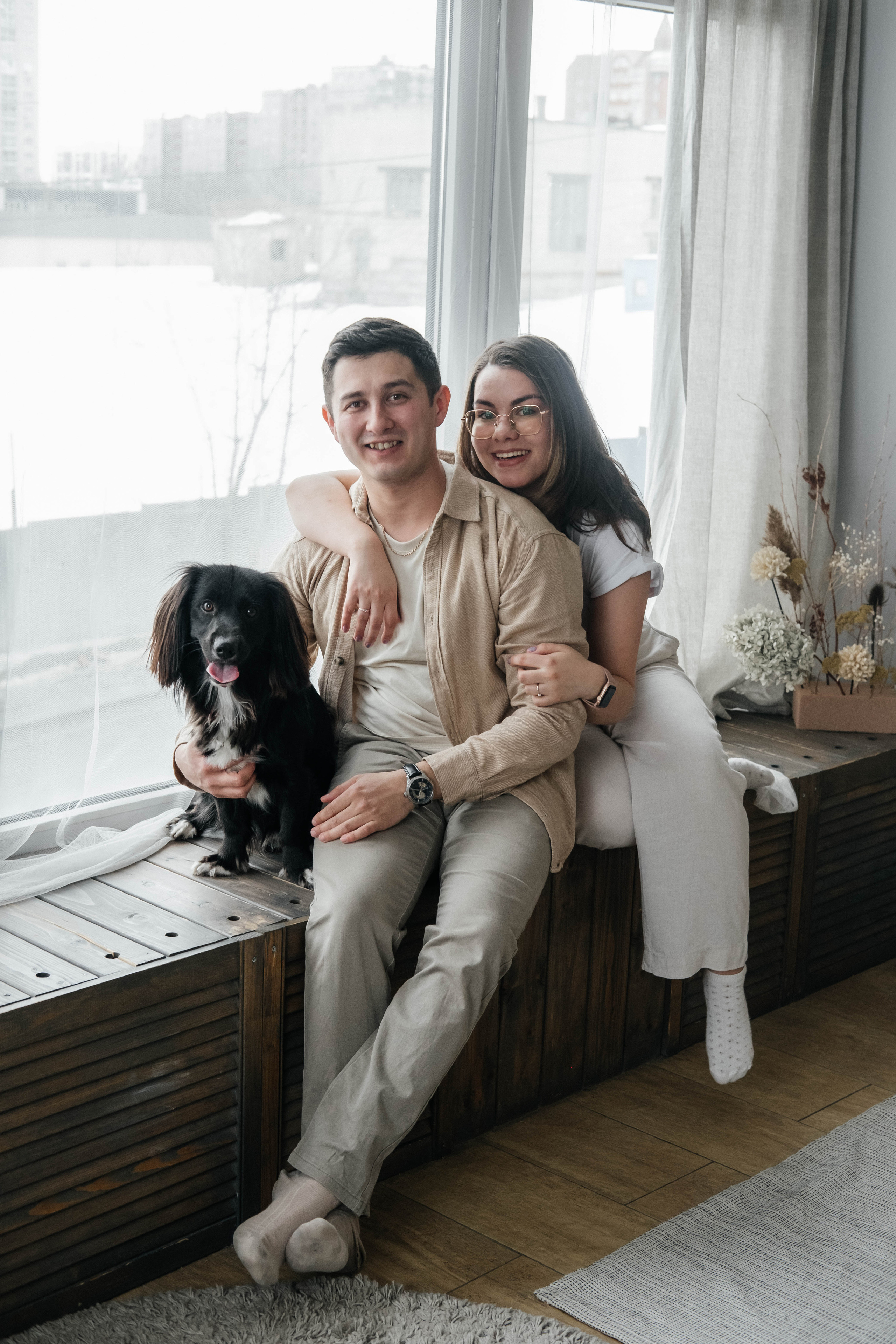 Даша, Рома и Чарли. Фотограф Троицк Челябинская область Анастасия Штаер