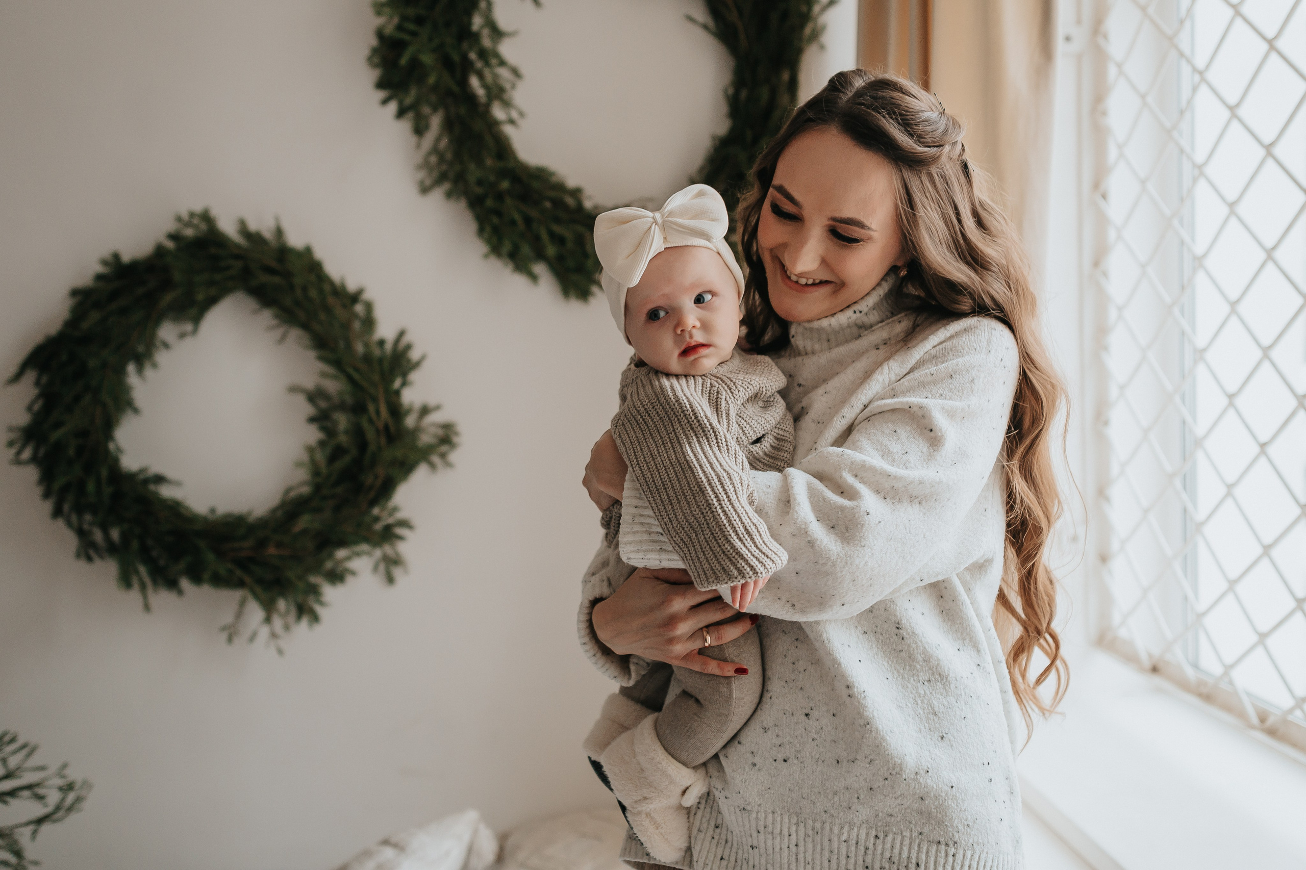 Первая новогодняя история для малышки. Свадебный фотограф Пермь