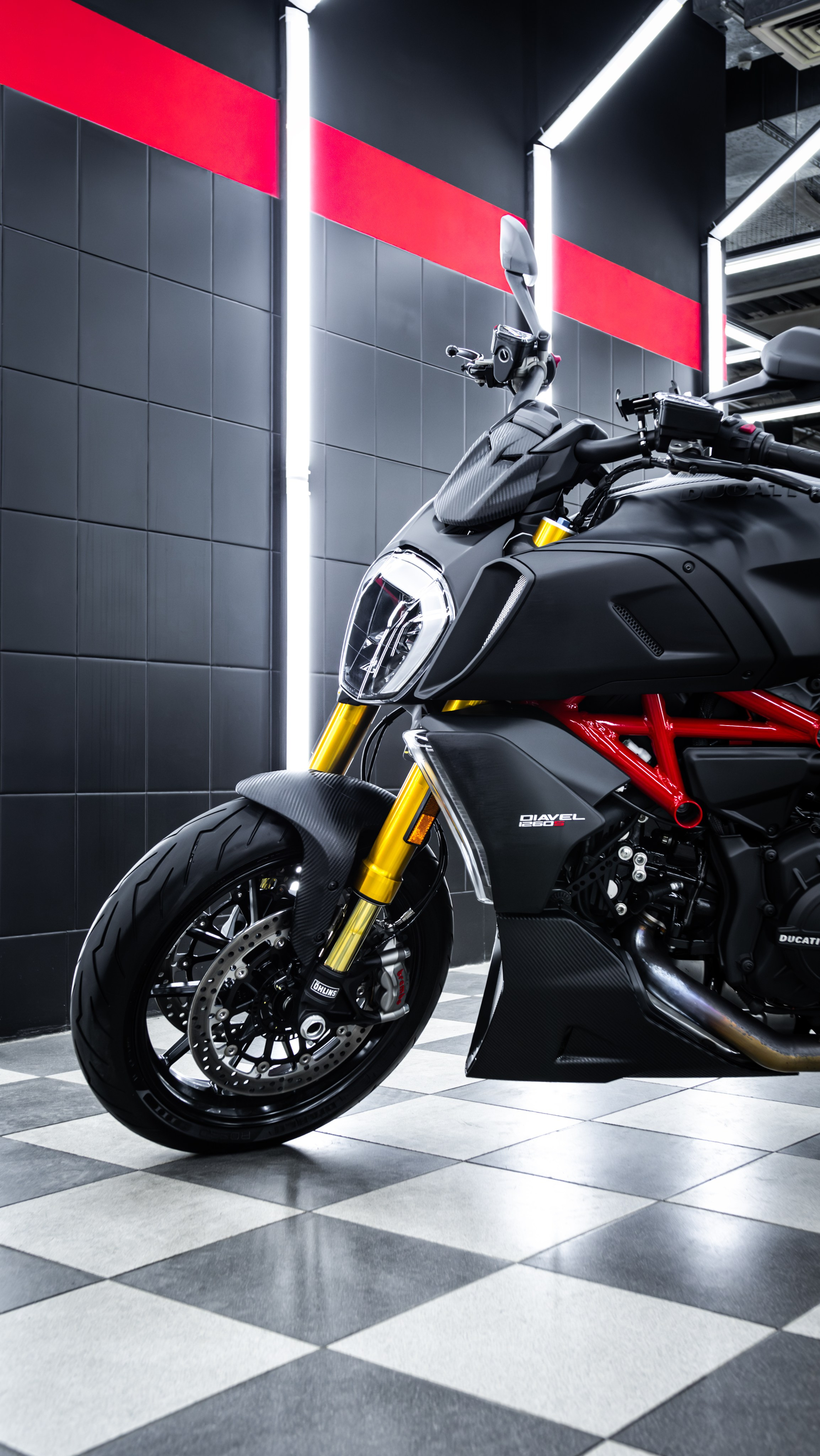 Ducati Diavel 1260s. Архитектурная визуализация