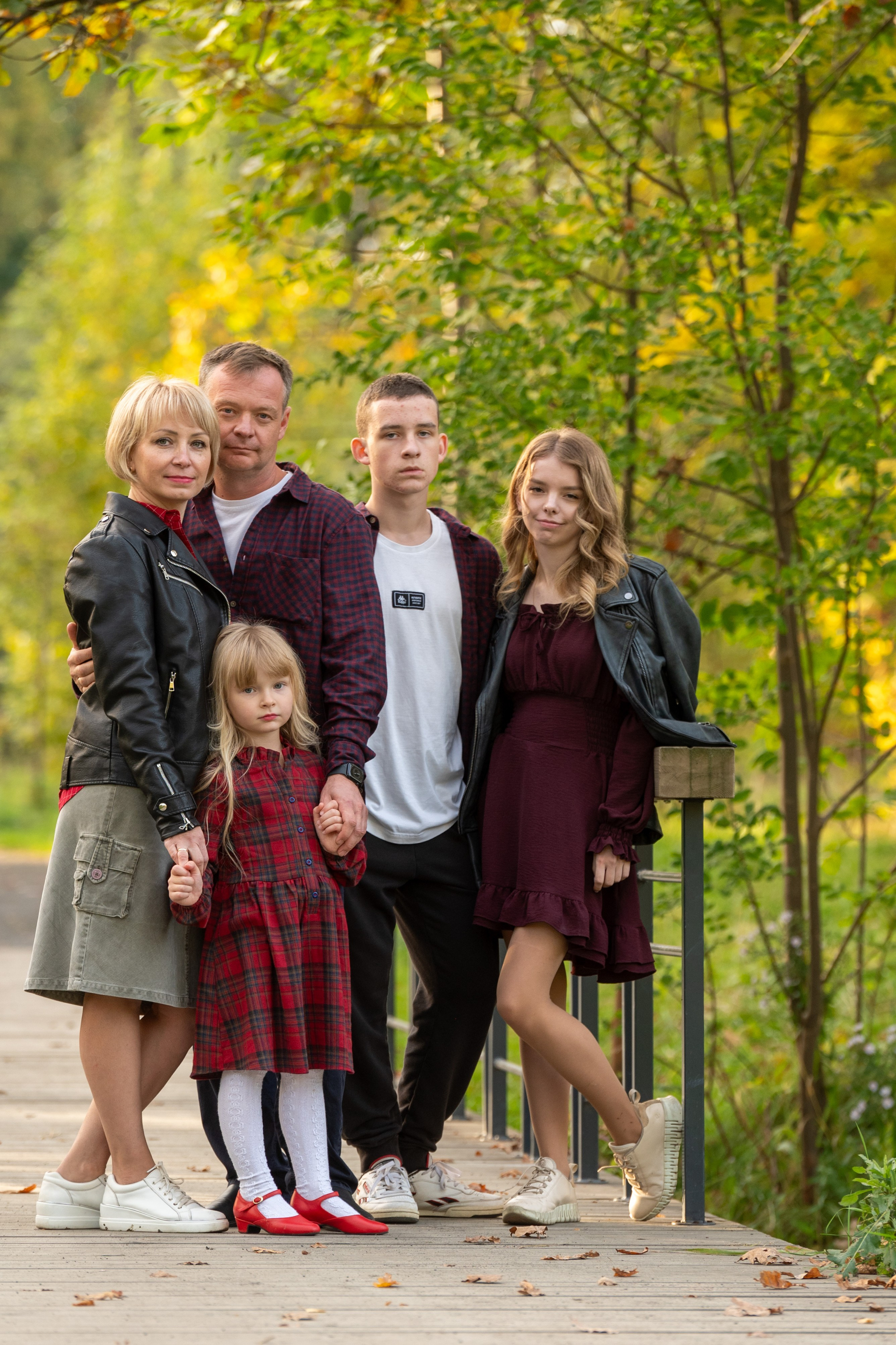 Фотосессия для семьи Кати. Школьный фотограф в Москве