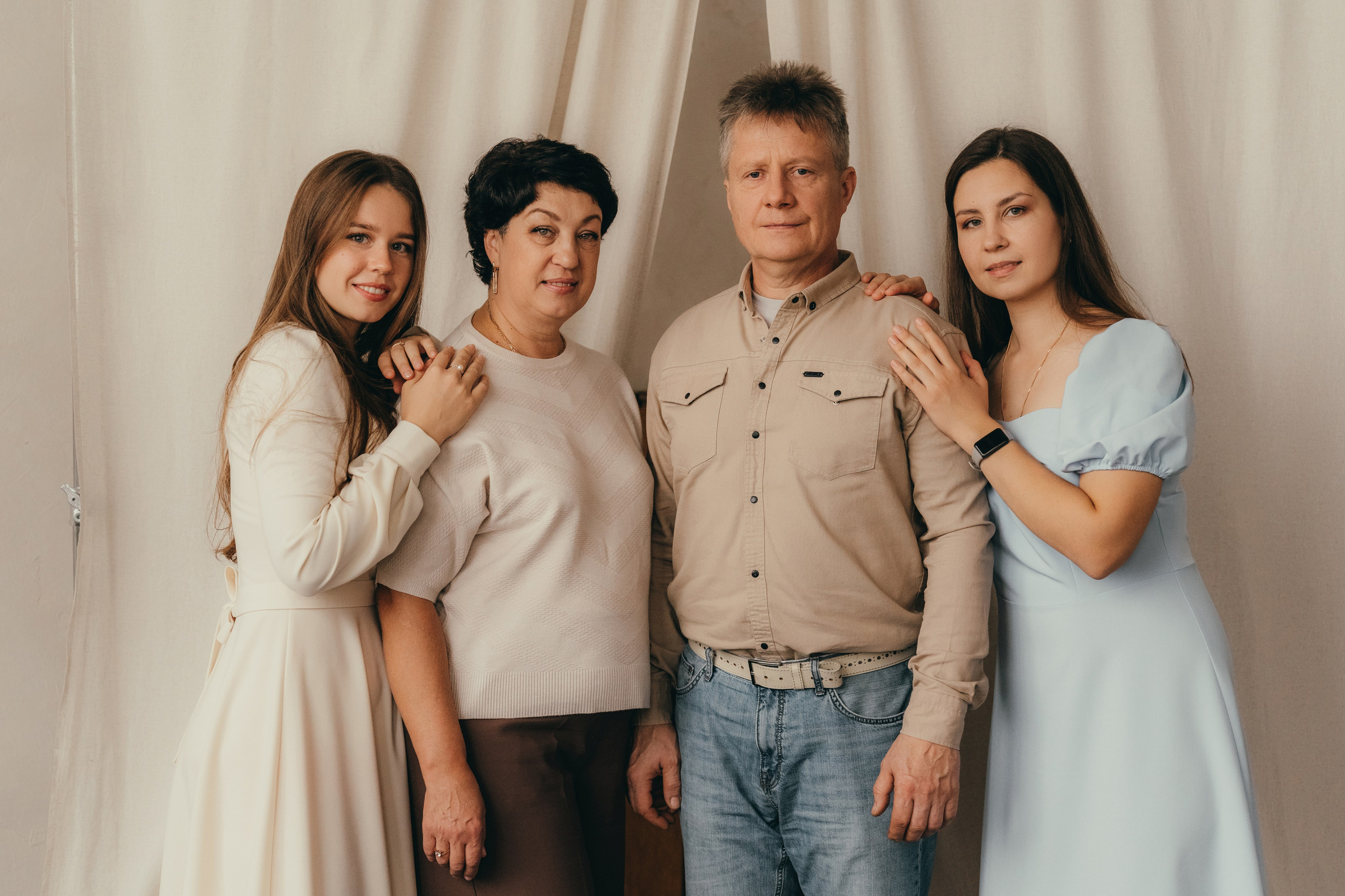 Большая семья. Семейный фотограф • Домашние съемки в Нижнем Новгороде
