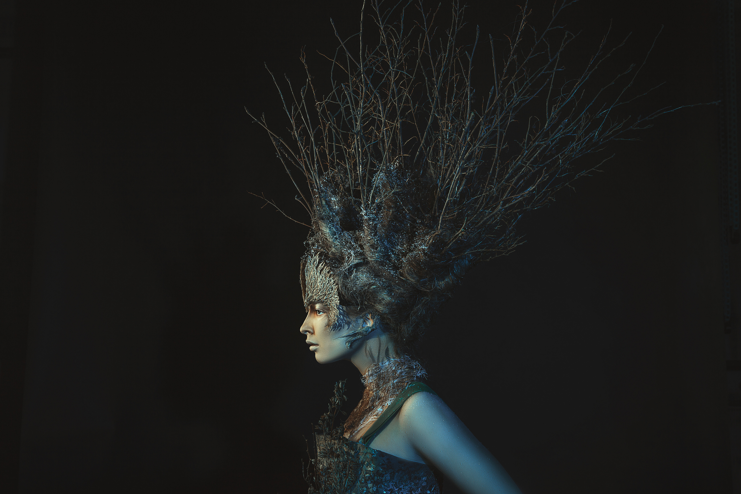 Reincarnation. Art photographer Katerina Klio