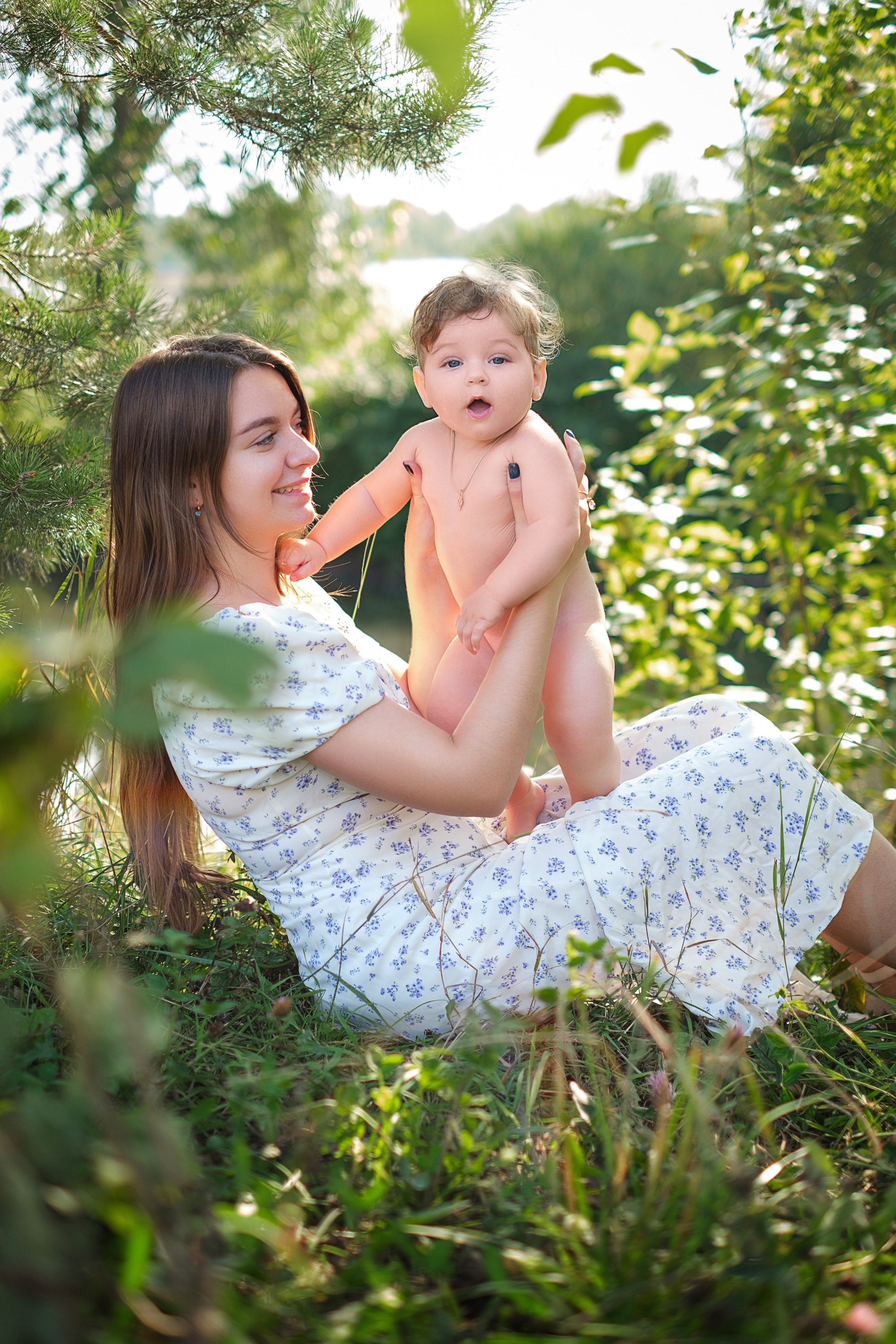 Семейная фотосессия на природе. Фотограф беременности Демочкина Елена