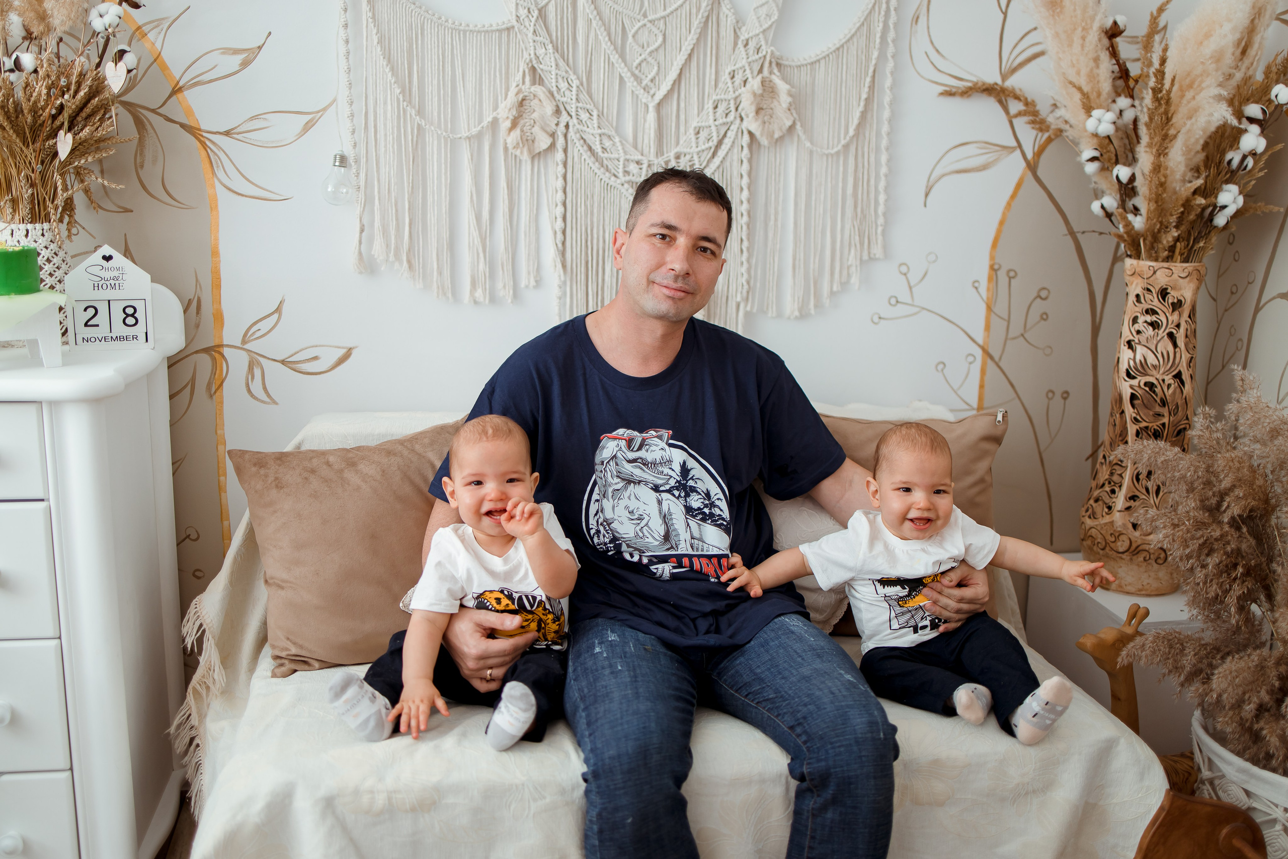 Федя и Лёва, 1 годик. Семейный и детский фотограф в Железногорске Саламахо Ольга