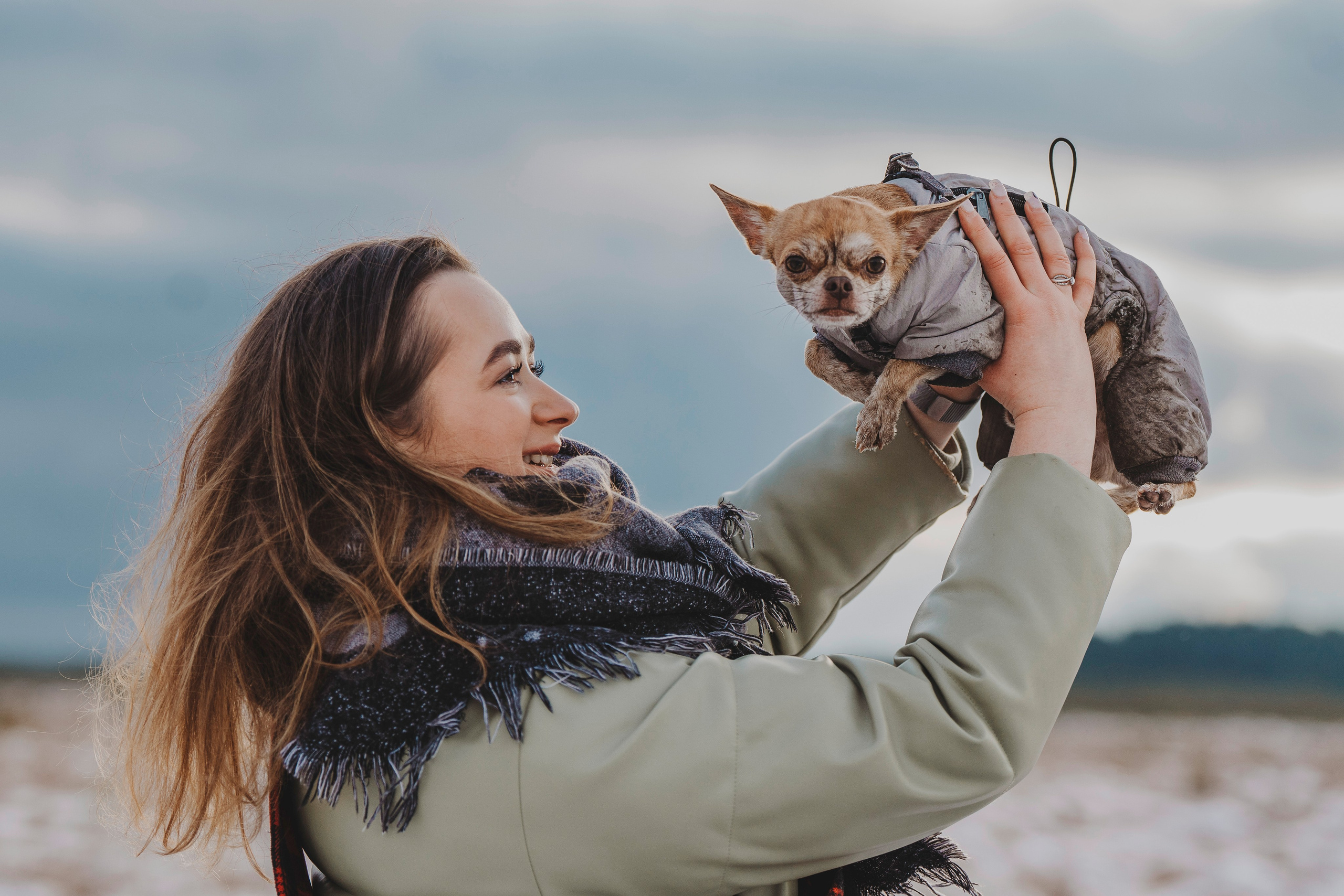 Наталия и Боря. Фотограф анималист в Спб недорого Олеся Майорова