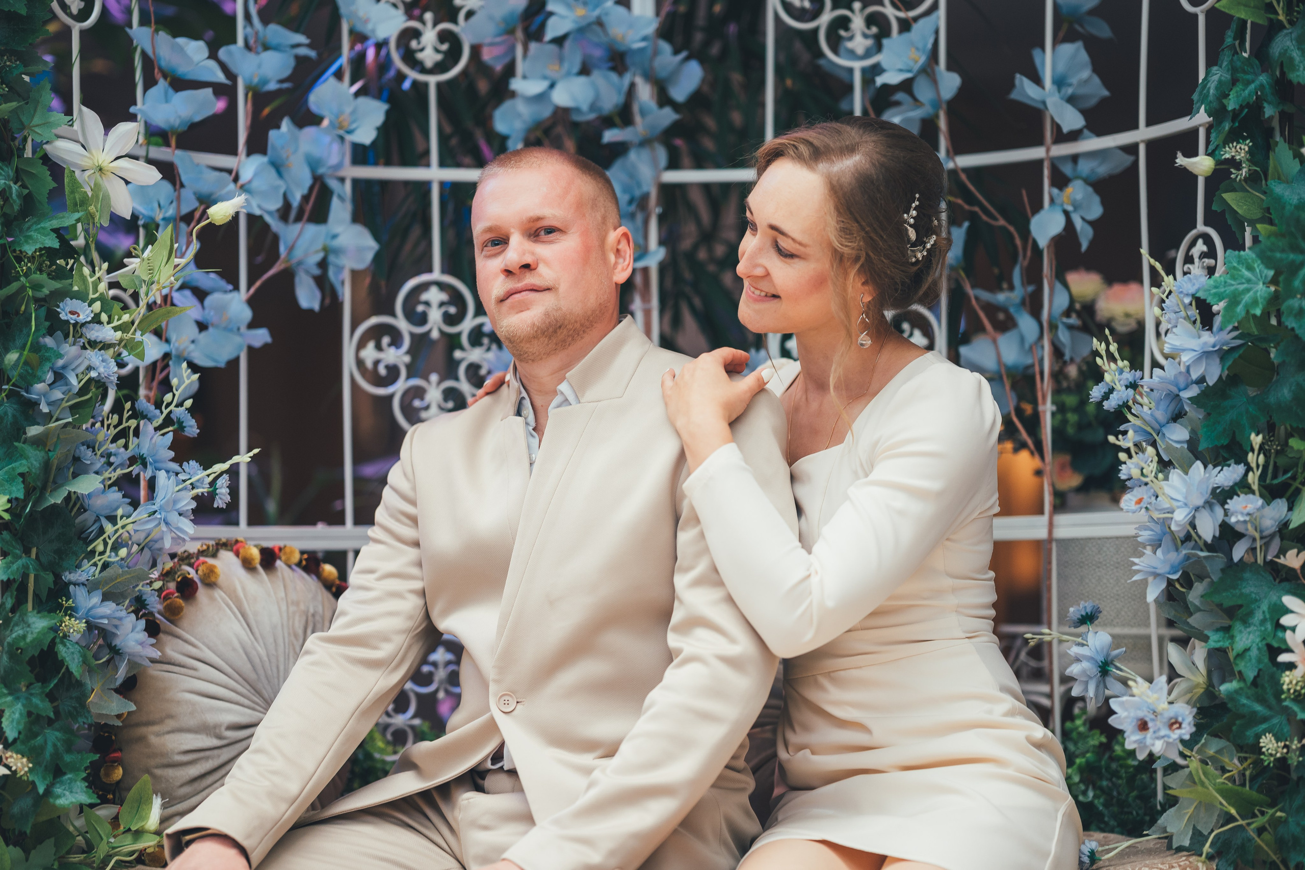 Ирина и Дмитрий, ЗАГС у Матроны Московской. Наталья Дукалова фотограф Щелково Королев Пушкино Москва Балашиха