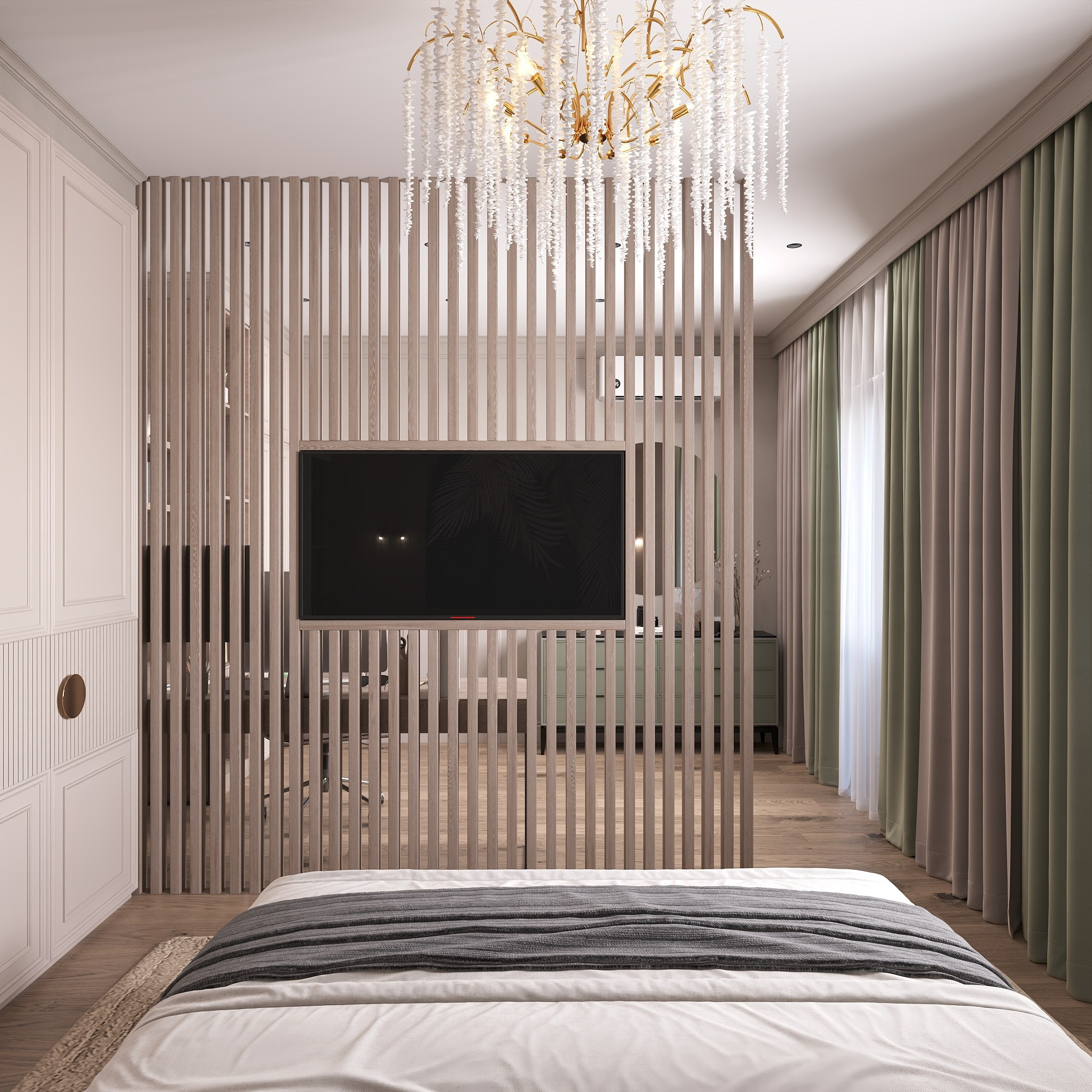 Г. Челябинск, квартира 125 м². БК студия дизайна интерьера