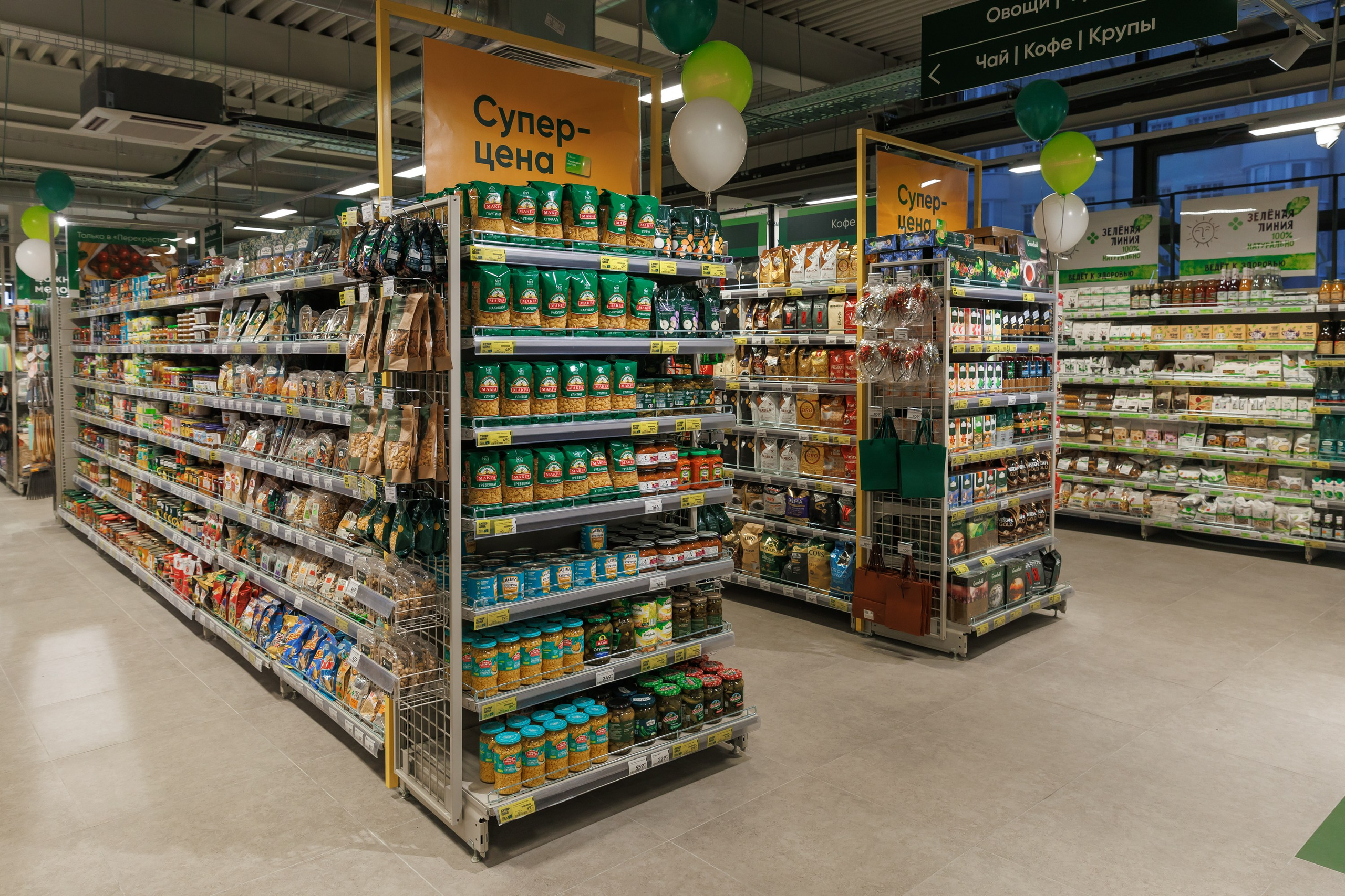 Интерьерная съемка магазина «Перекресток»