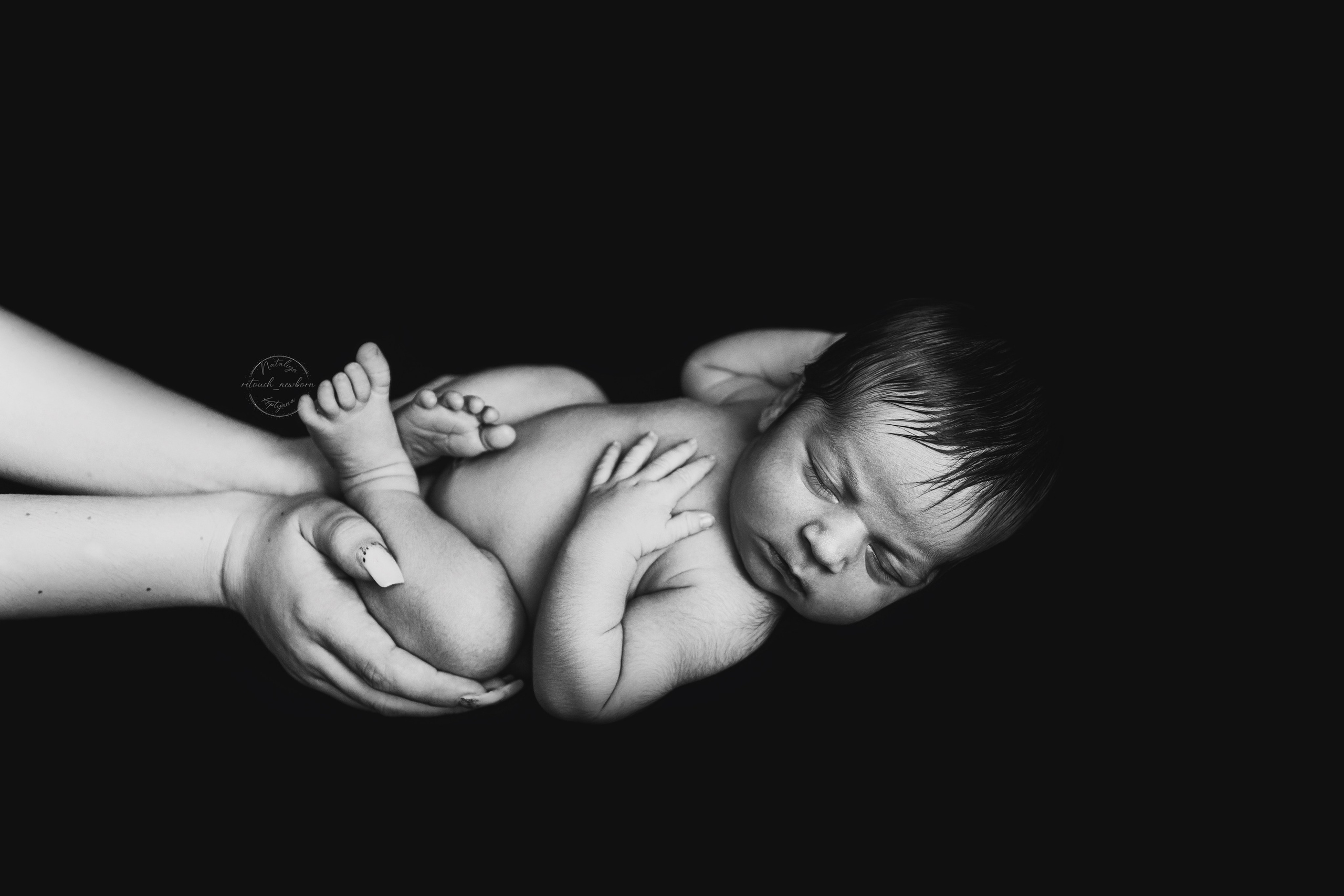 А. Ретушь новорожденных, обучение ретуши новорожденных, Наталия Коптяева