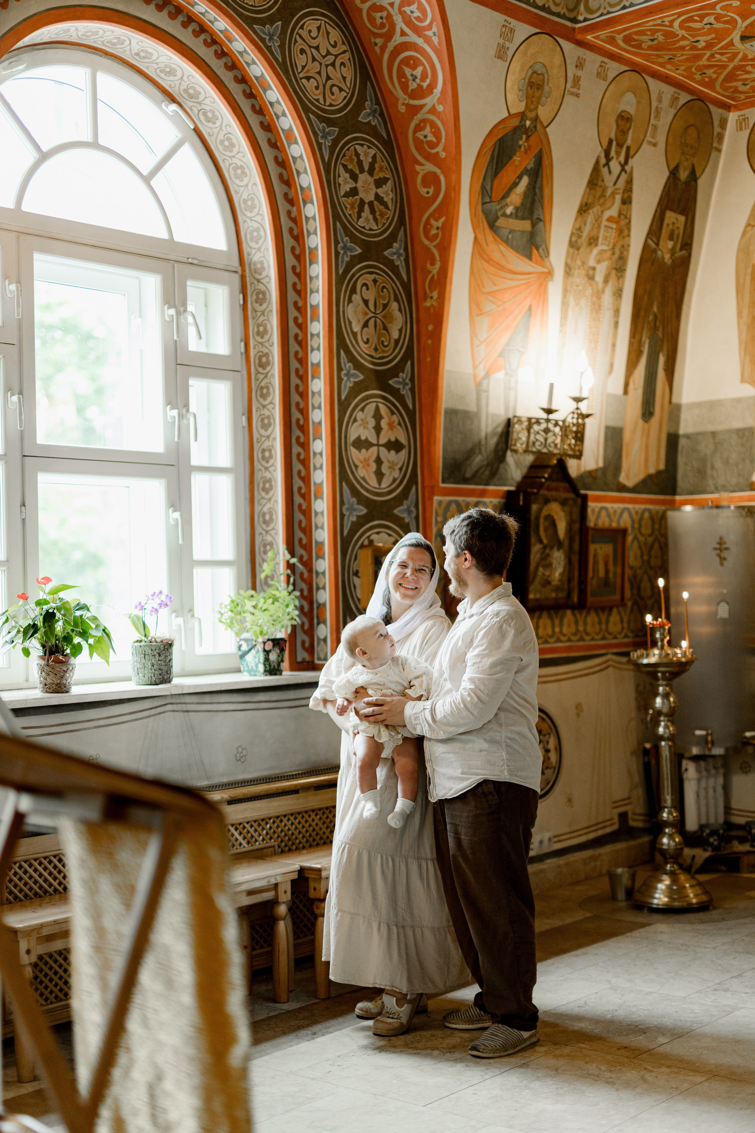 Таинство Крещения Веры. Фотограф новорождённых Newborn Москва