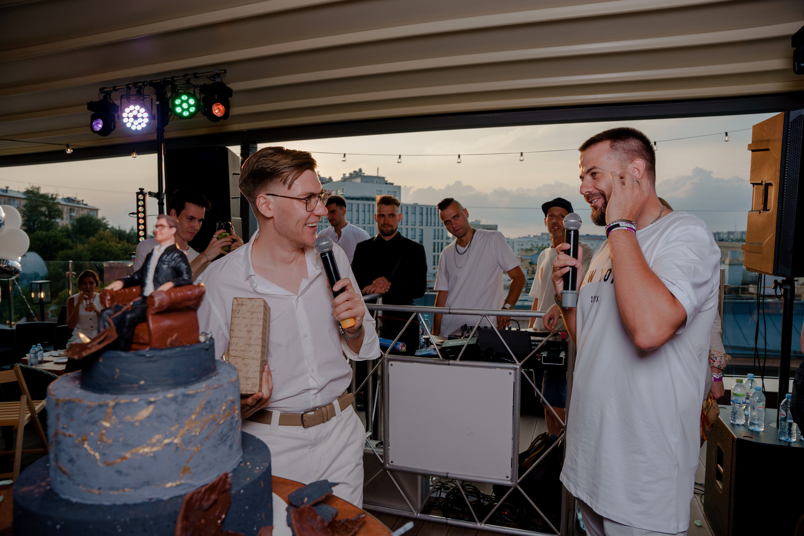 День рождения на крыше. Репортажный фотограф Москва Сергей Дружинин
