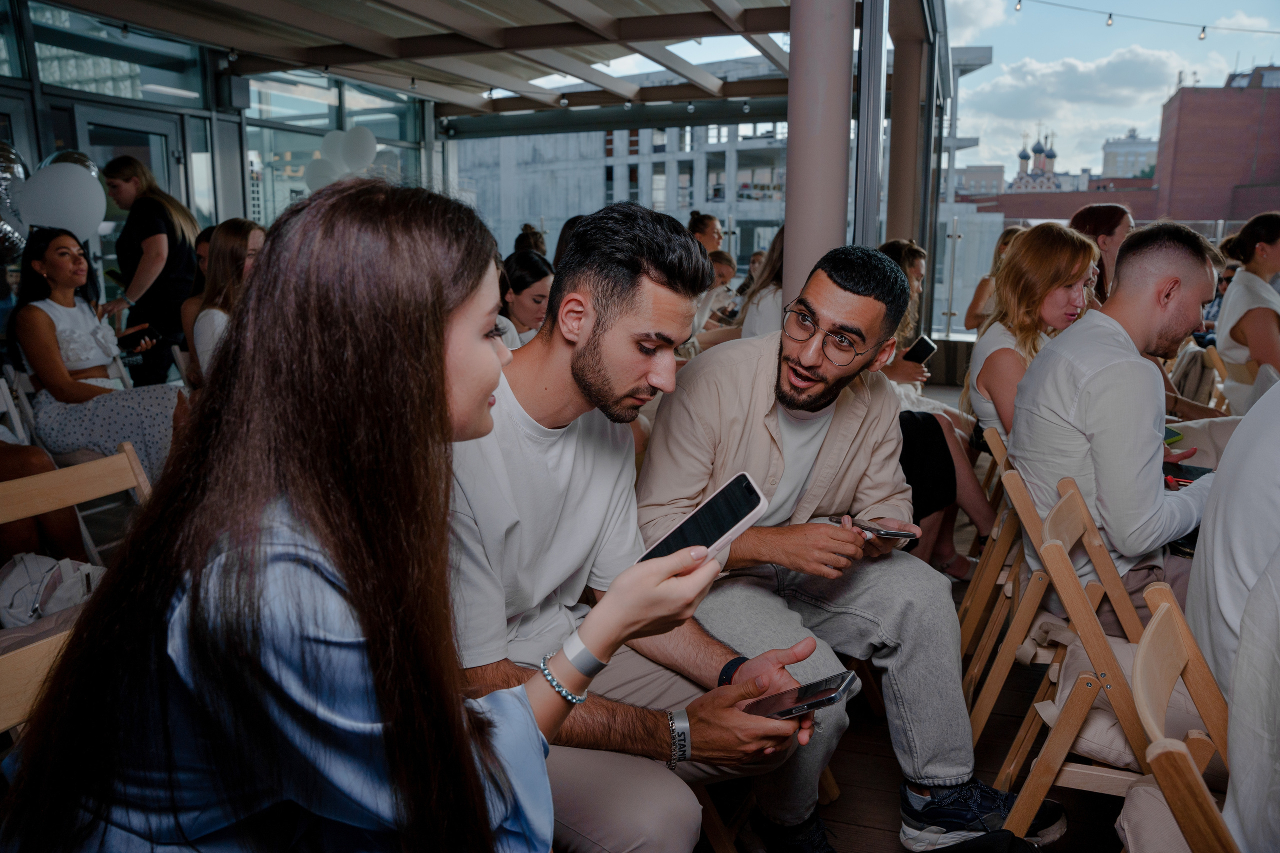 День рождения на крыше. Репортажный фотограф Москва Сергей Дружинин