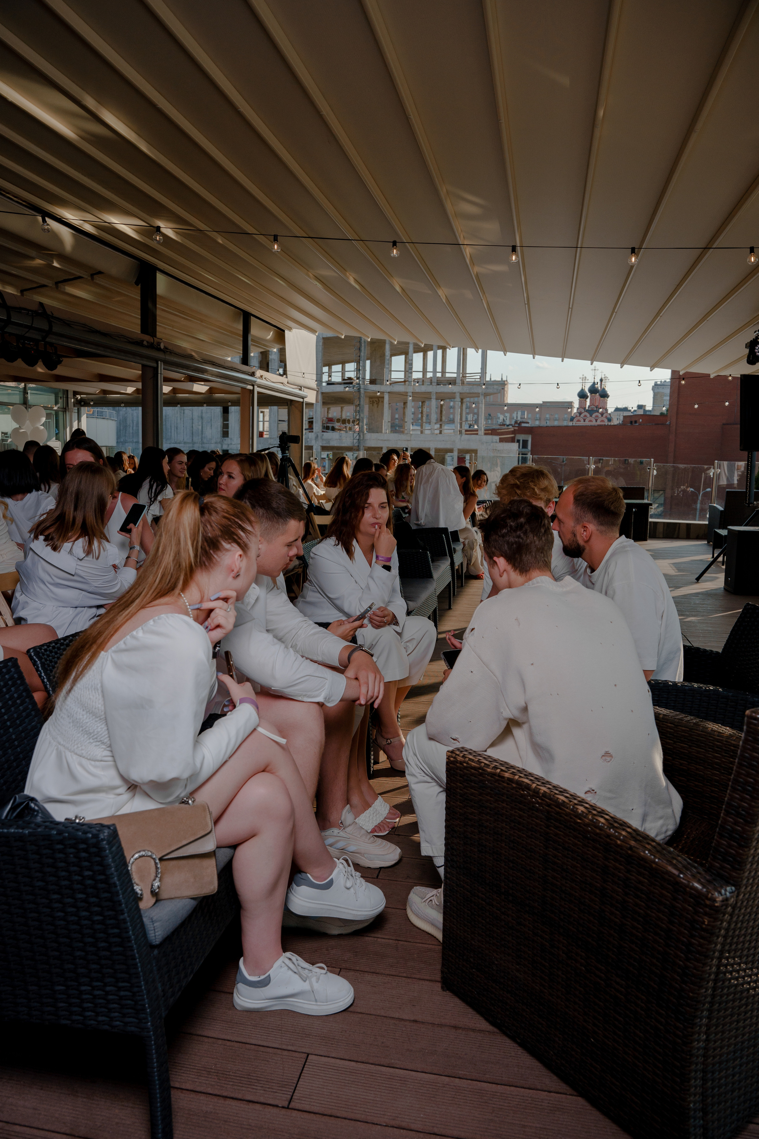 День рождения на крыше. Репортажный фотограф Москва Сергей Дружинин