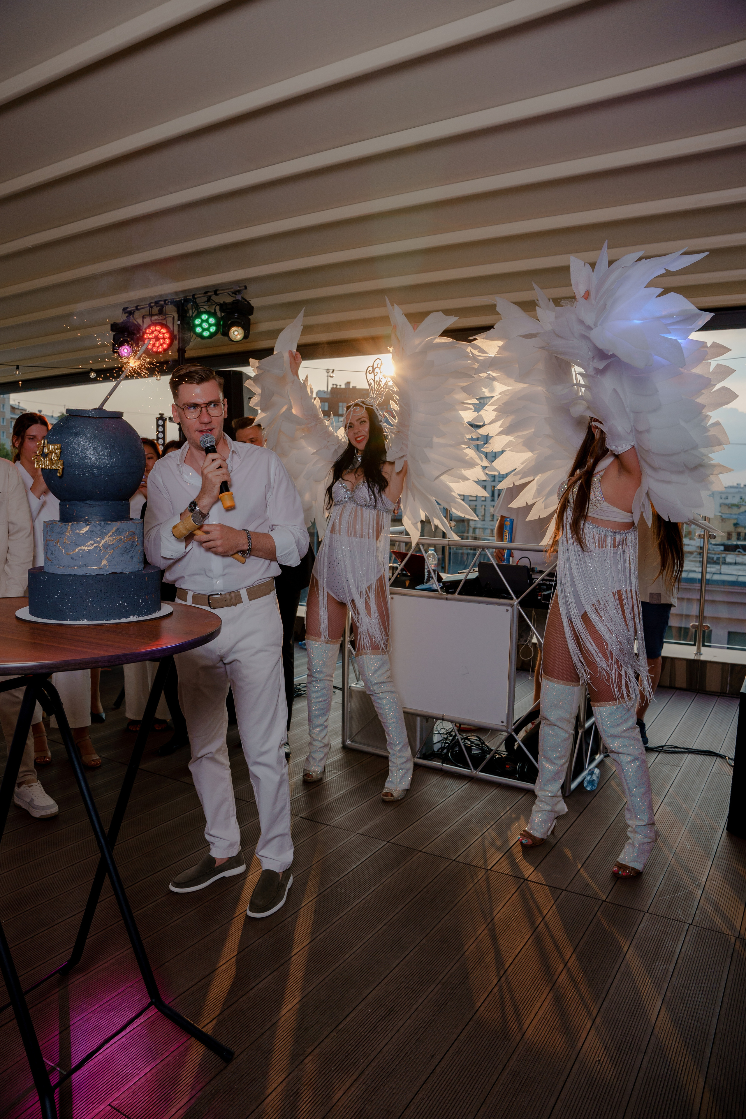 День рождения на крыше. Репортажный фотограф Москва Сергей Дружинин