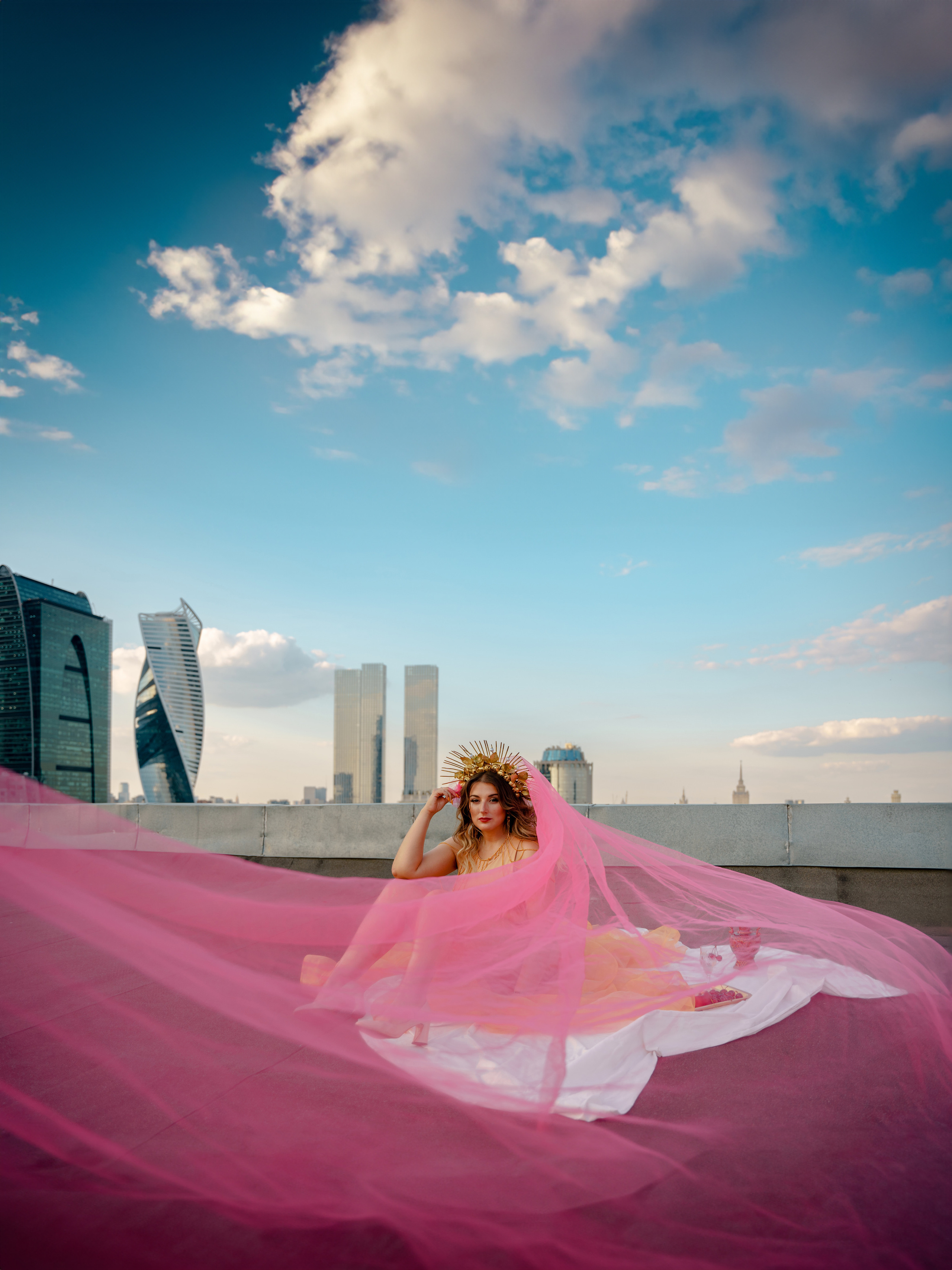 Фотосессия на крыше с ТОП фотографом. Репортажный фотограф Москва Сергей Дружинин