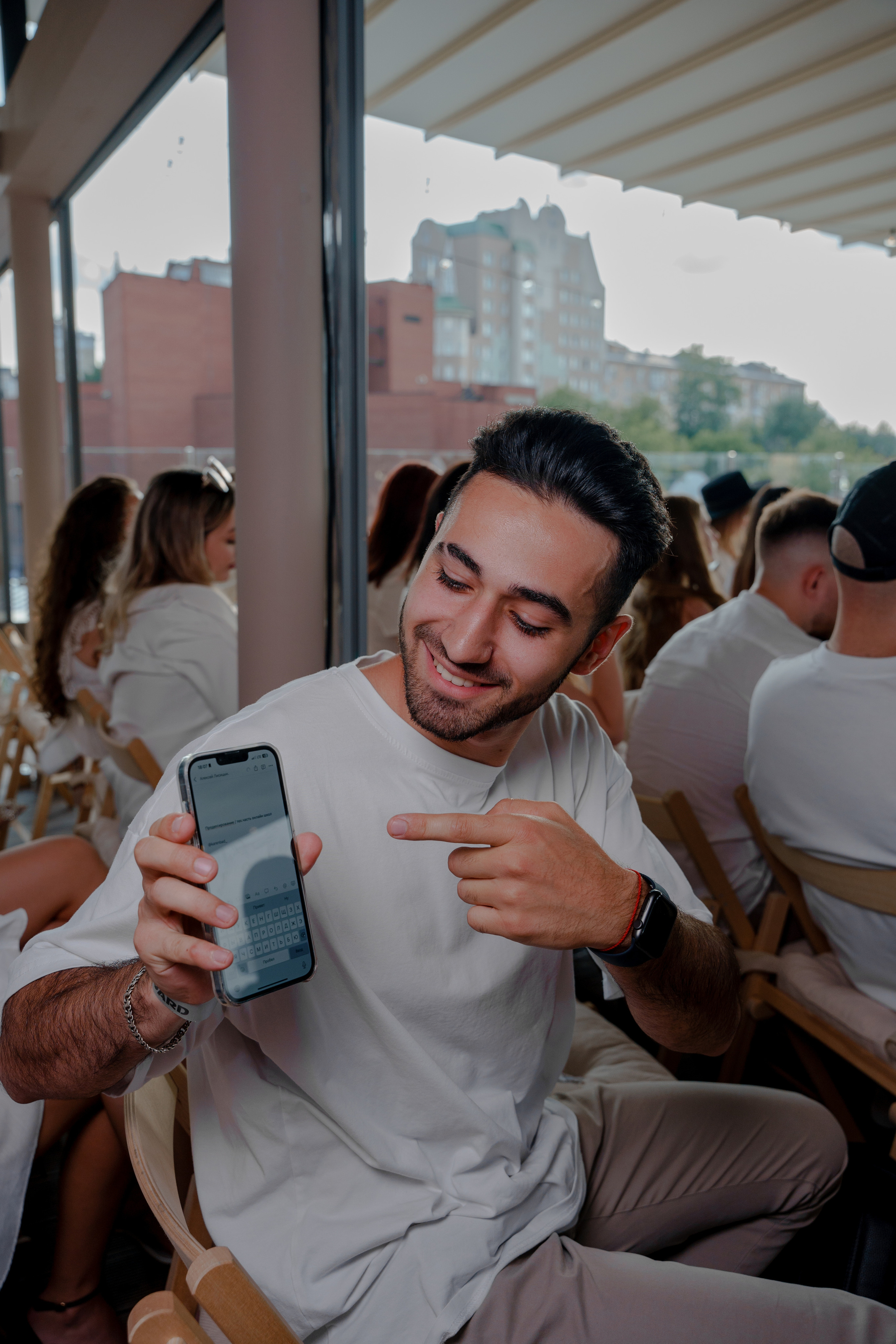 День рождения на крыше. Репортажный фотограф Москва Сергей Дружинин