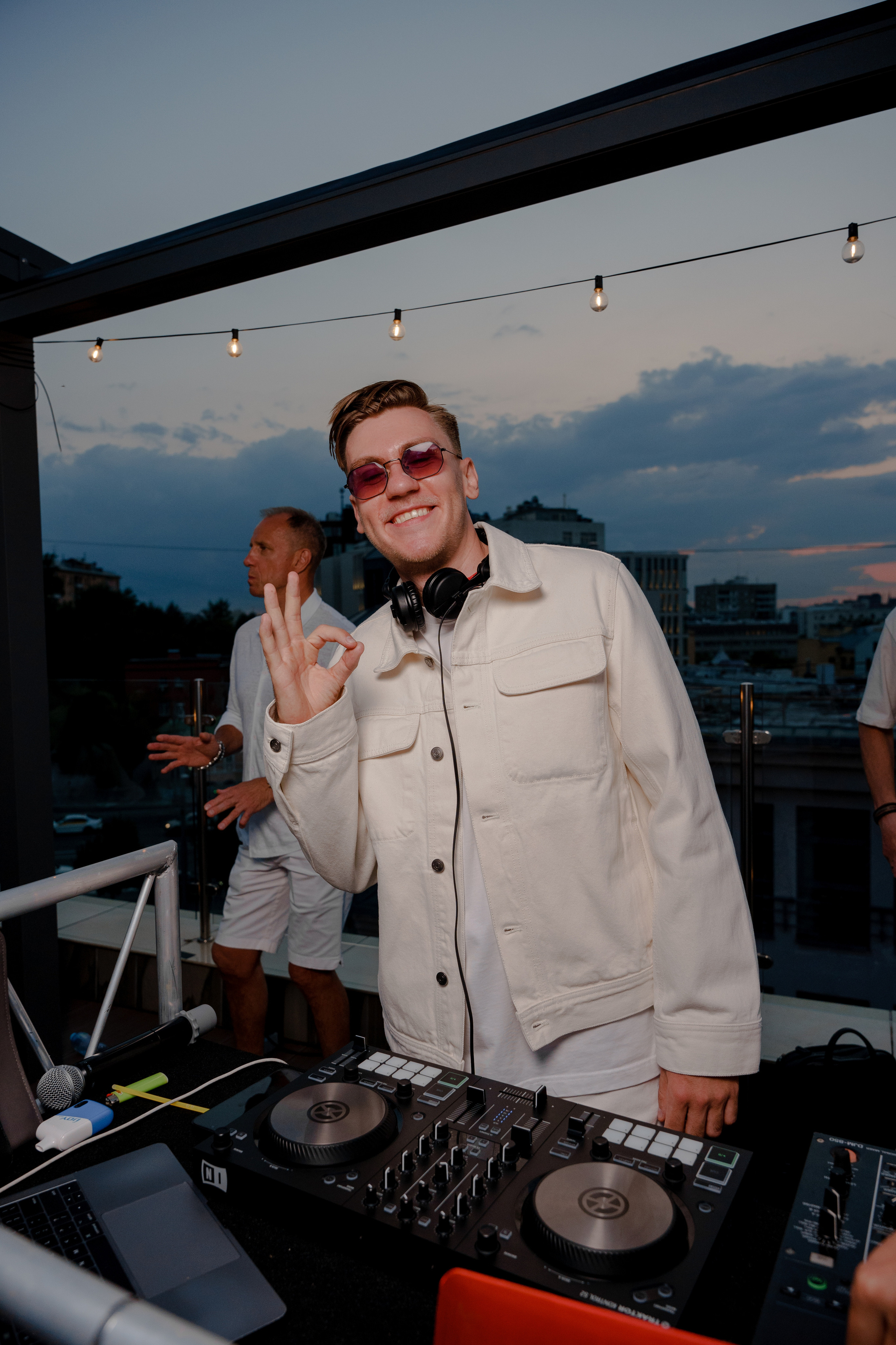 День рождения на крыше. Репортажный фотограф Москва Сергей Дружинин