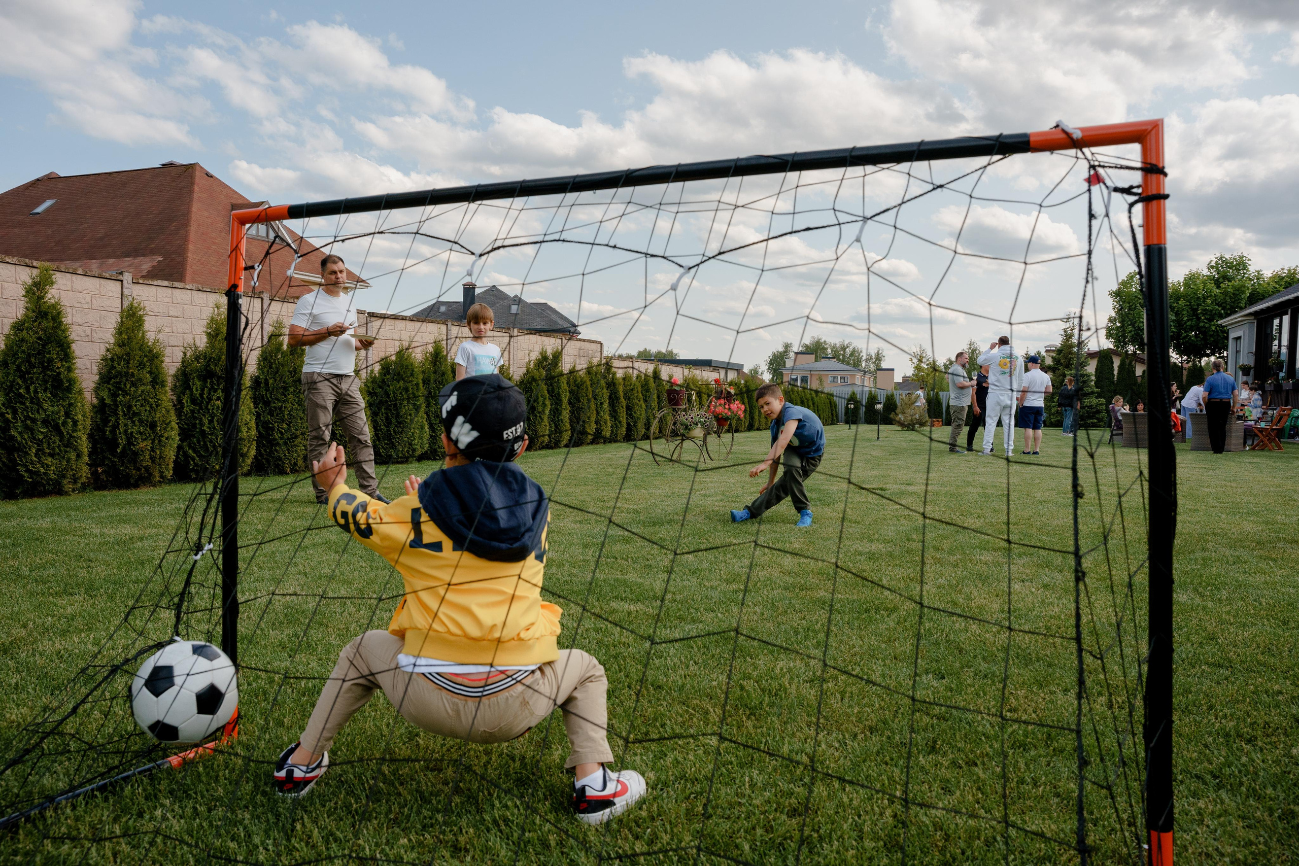 Детский рождения в загородном доме. Репортажный фотограф Москва Сергей Дружинин