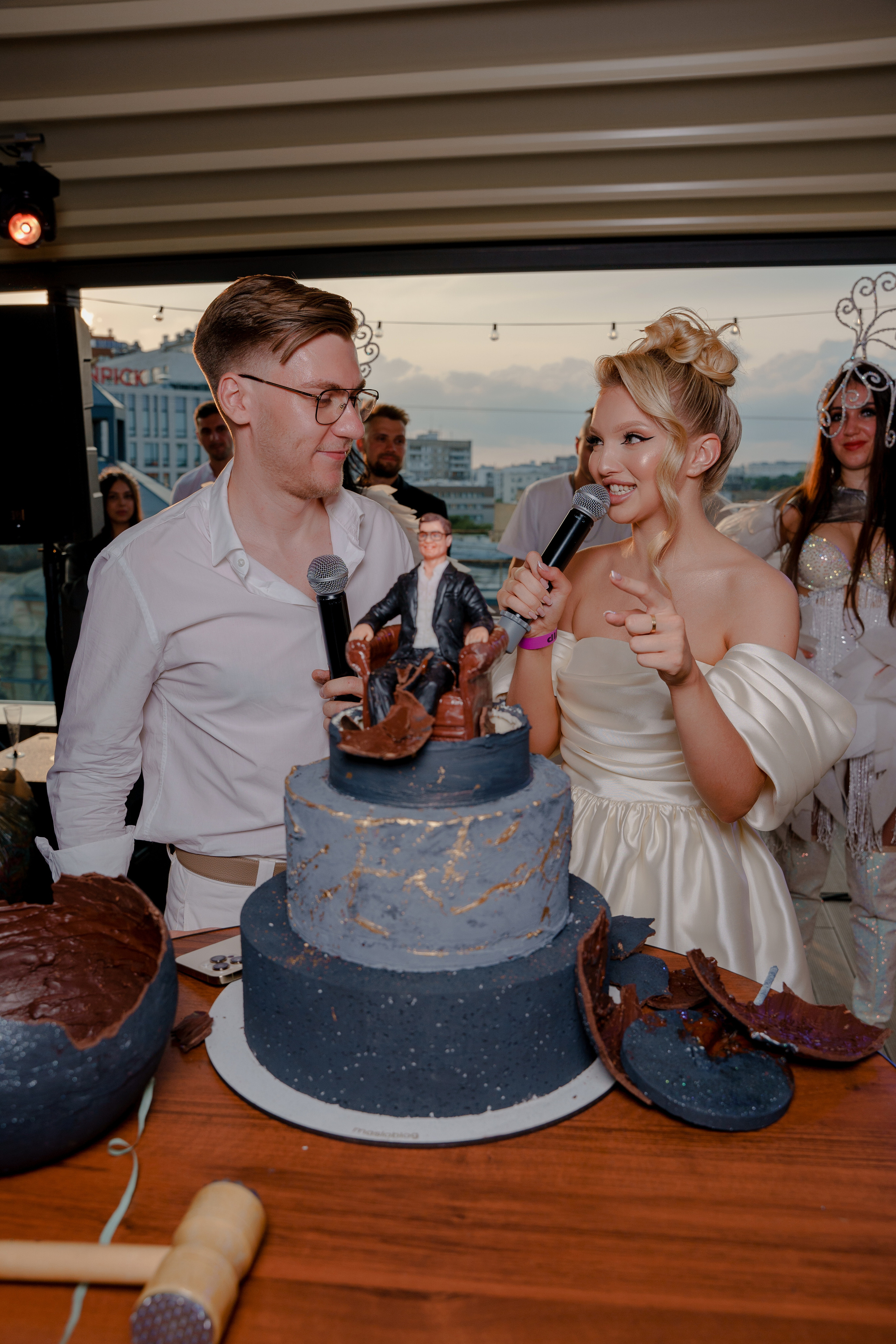 День рождения на крыше. Репортажный фотограф Москва Сергей Дружинин