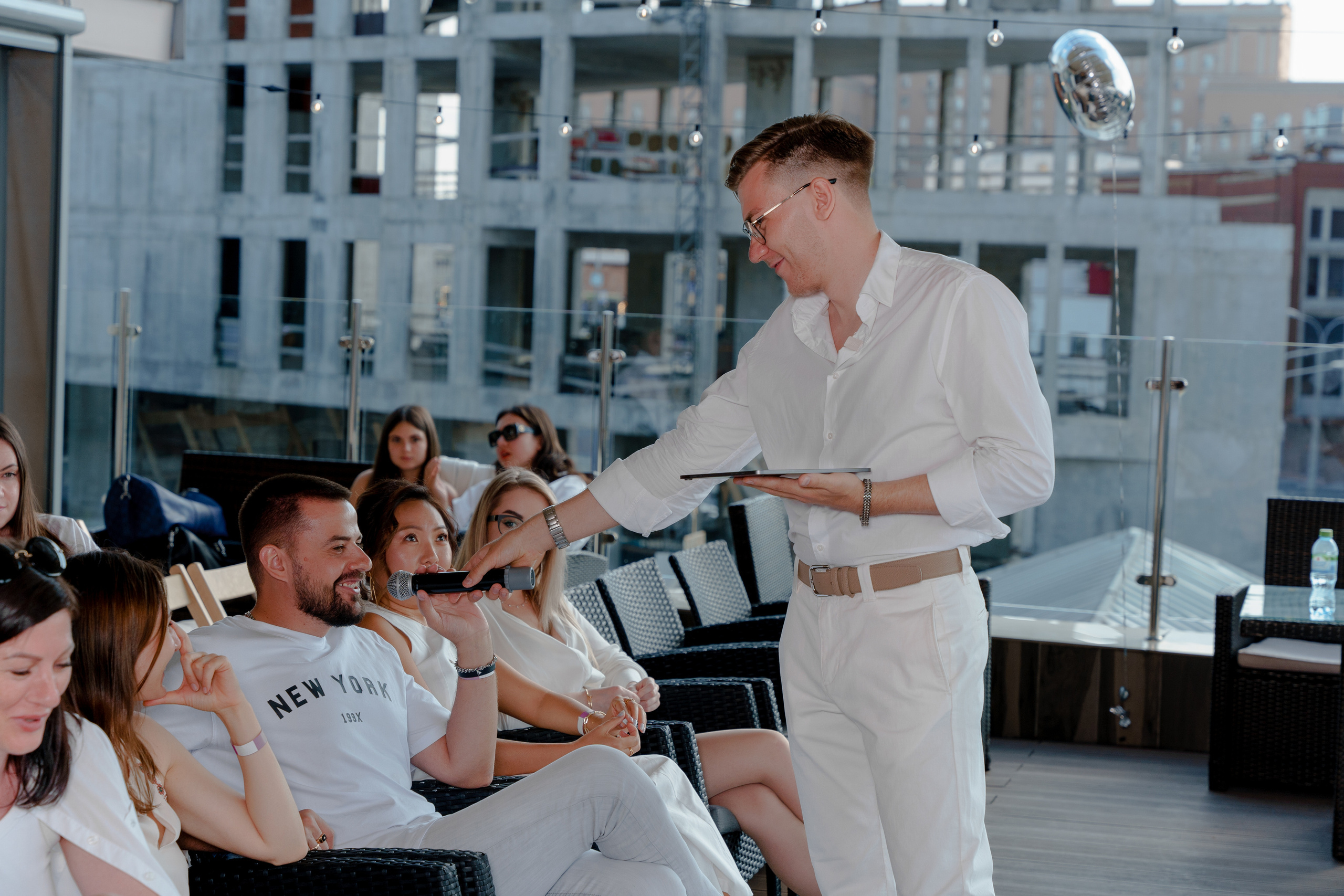 День рождения на крыше. Репортажный фотограф Москва Сергей Дружинин