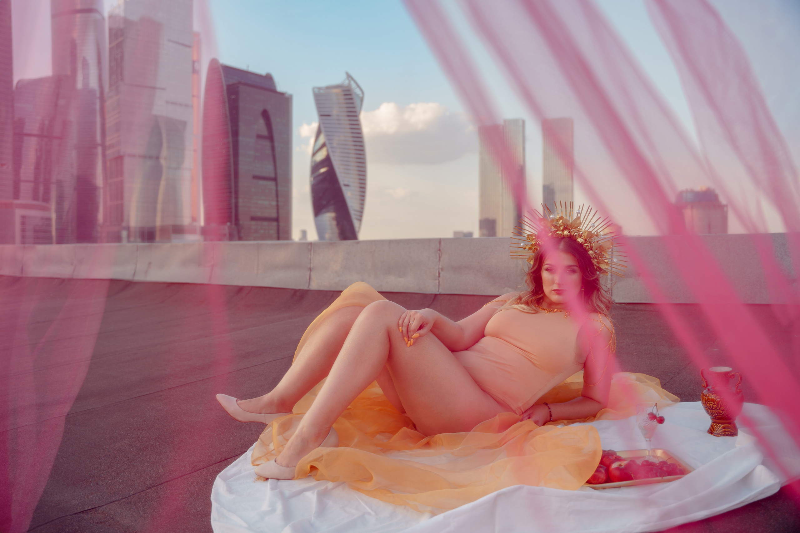 Фотосессия на крыше с ТОП фотографом. Репортажный фотограф Москва Сергей Дружинин