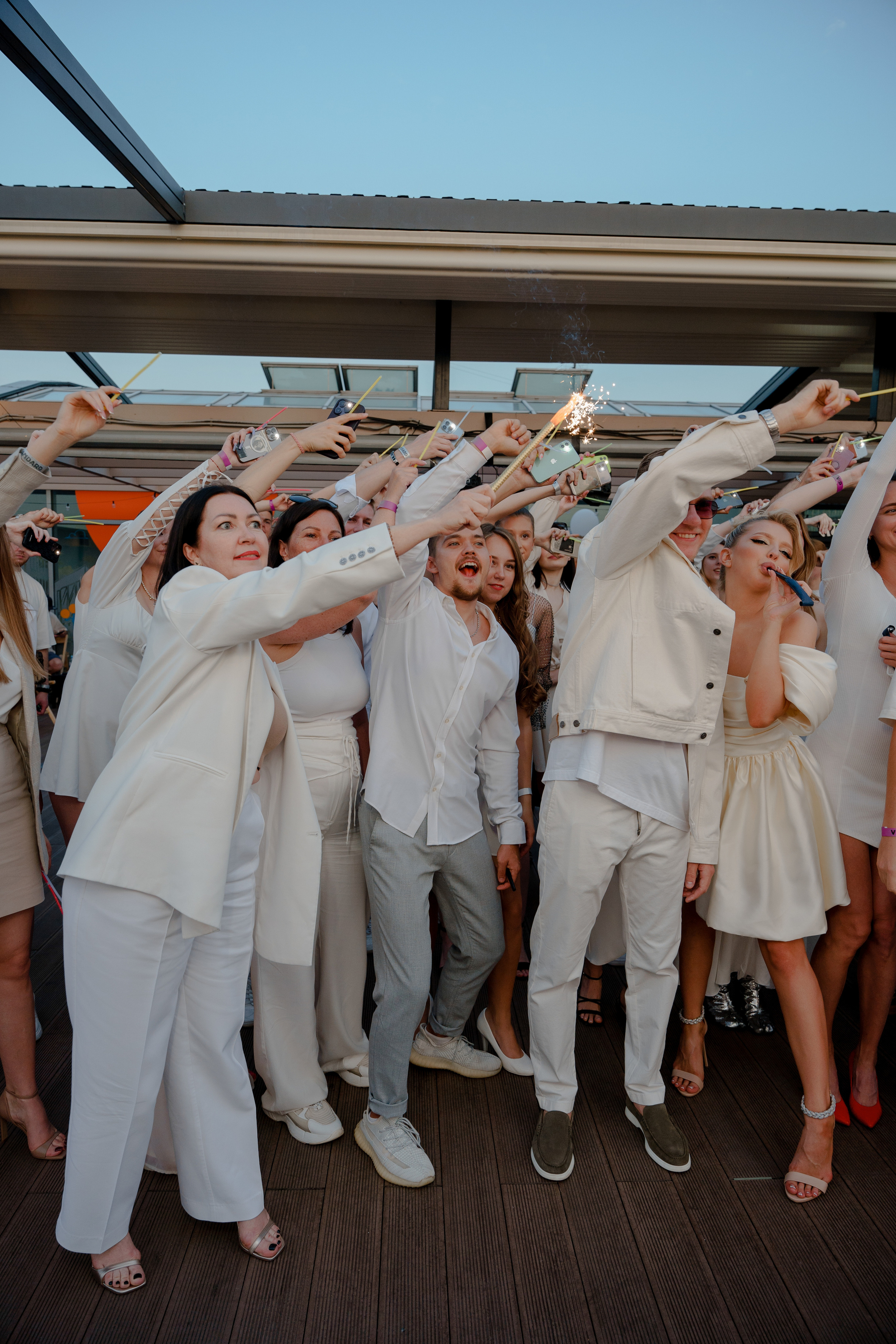 День рождения на крыше. Репортажный фотограф Москва Сергей Дружинин