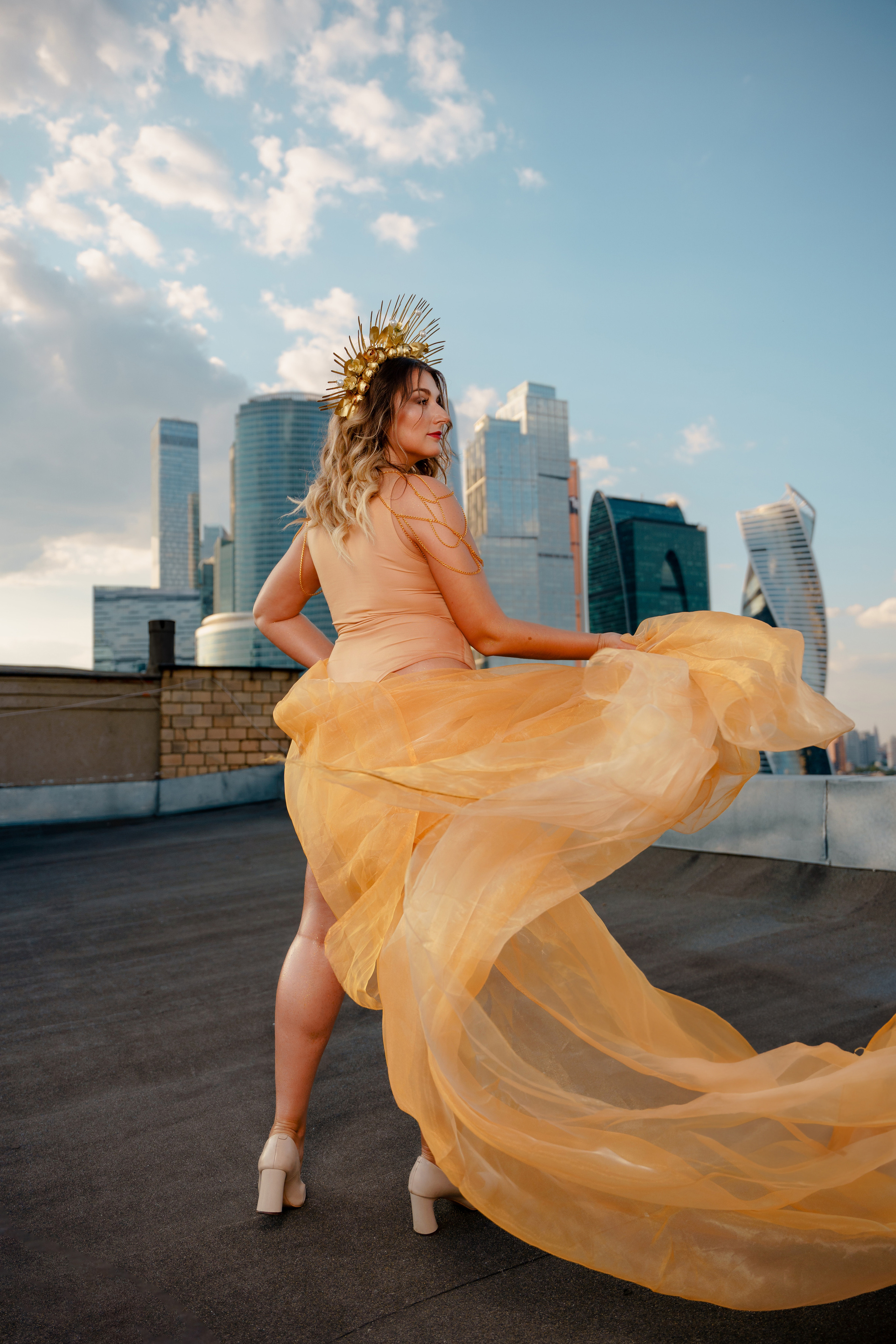 Фотосессия на крыше с ТОП фотографом. Репортажный фотограф Москва Сергей Дружинин