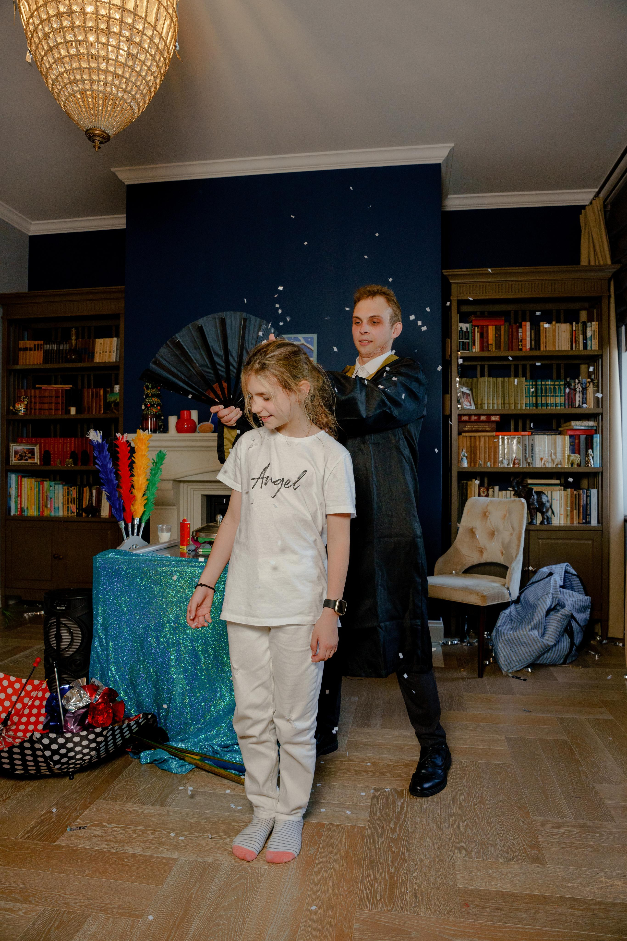 Детский рождения в загородном доме. Репортажный фотограф Москва Сергей Дружинин