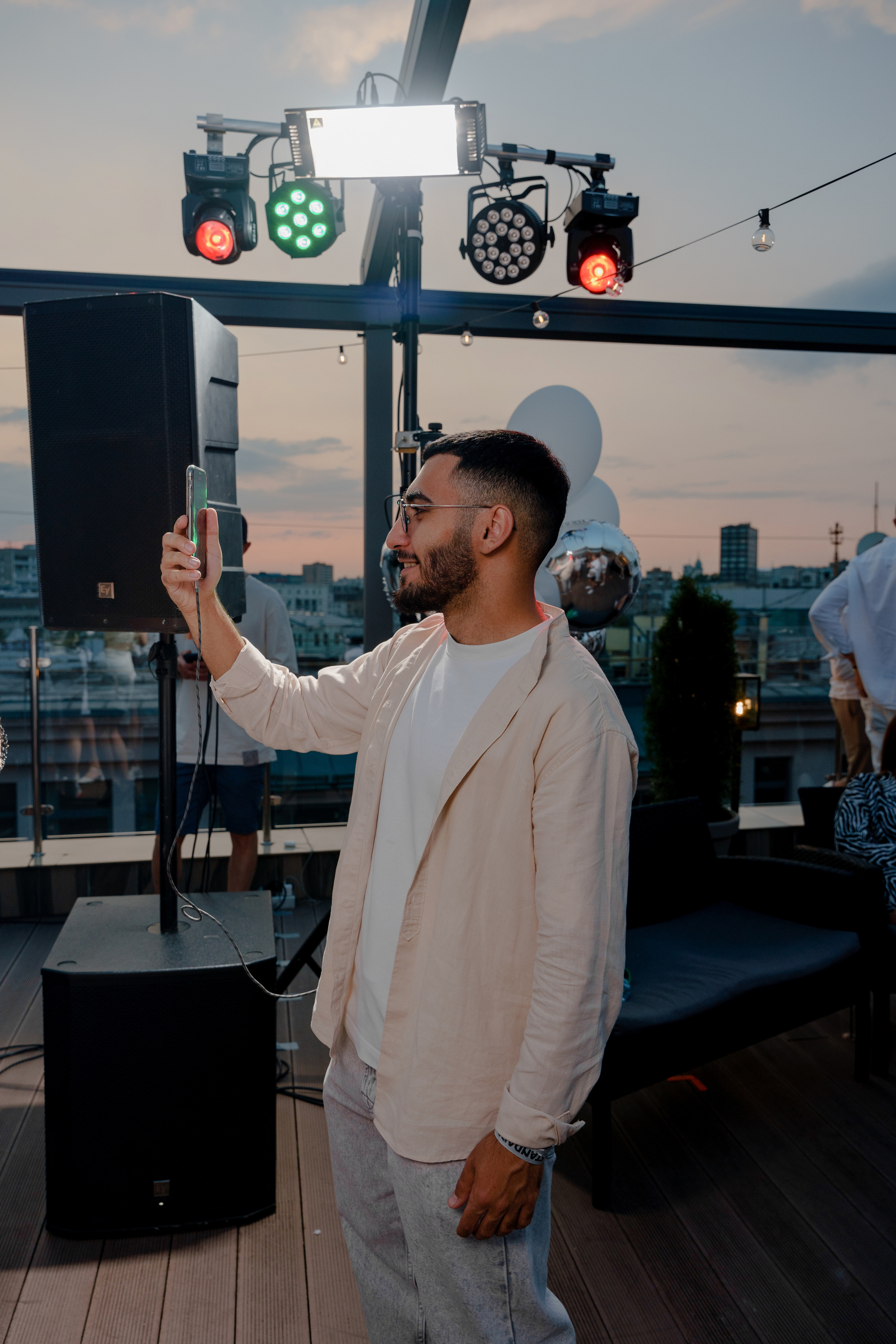 День рождения на крыше. Репортажный фотограф Москва Сергей Дружинин