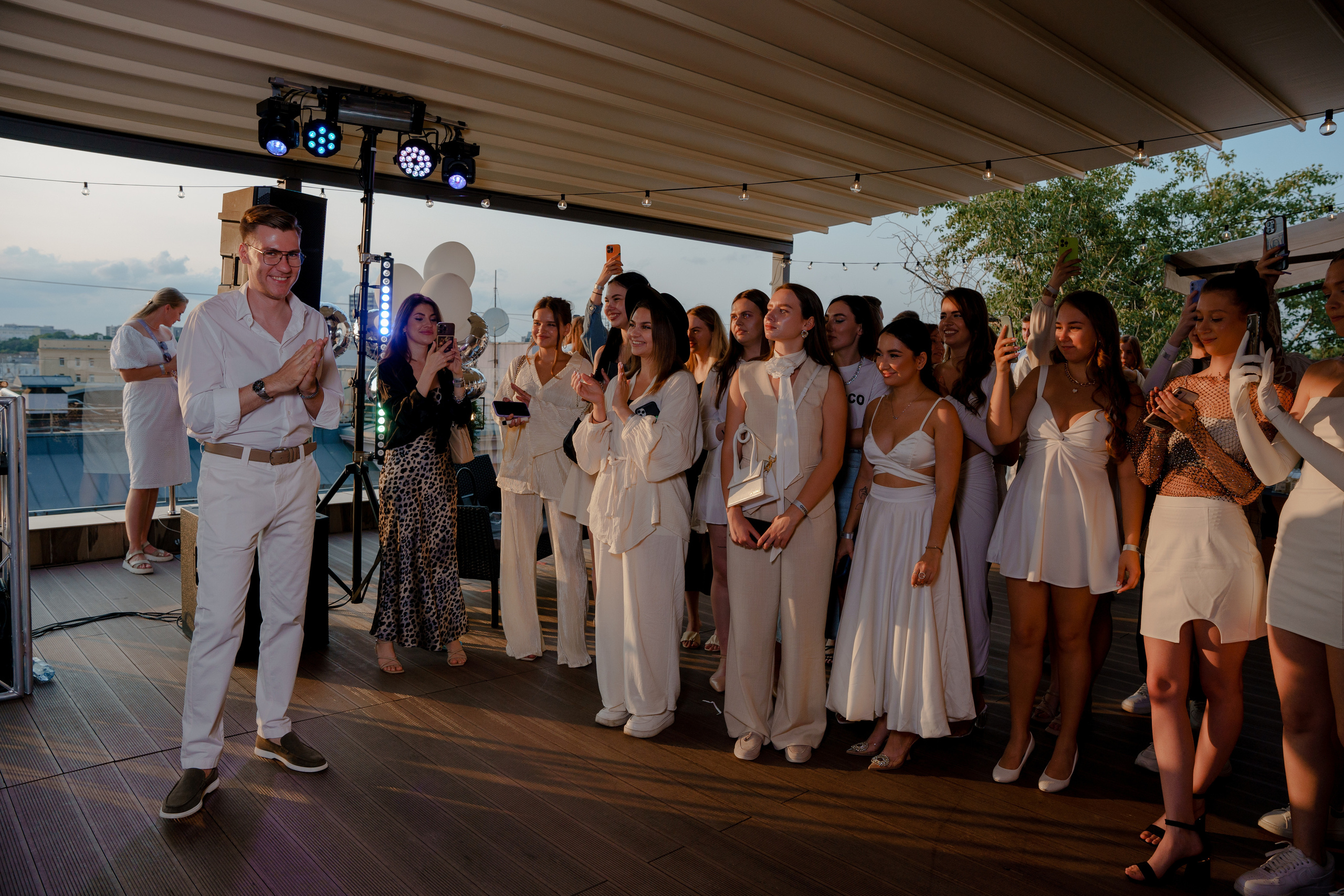 День рождения на крыше. Репортажный фотограф Москва Сергей Дружинин