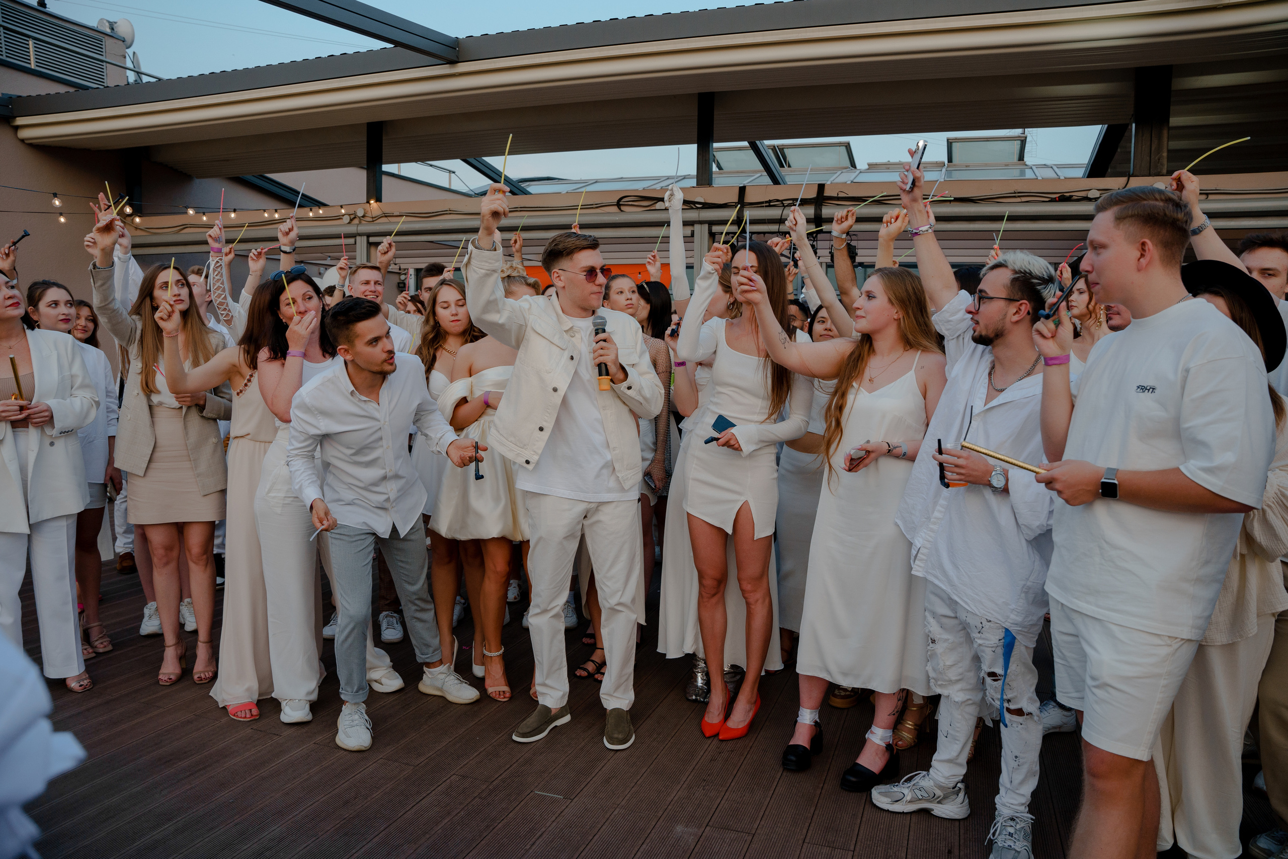 День рождения на крыше. Репортажный фотограф Москва Сергей Дружинин